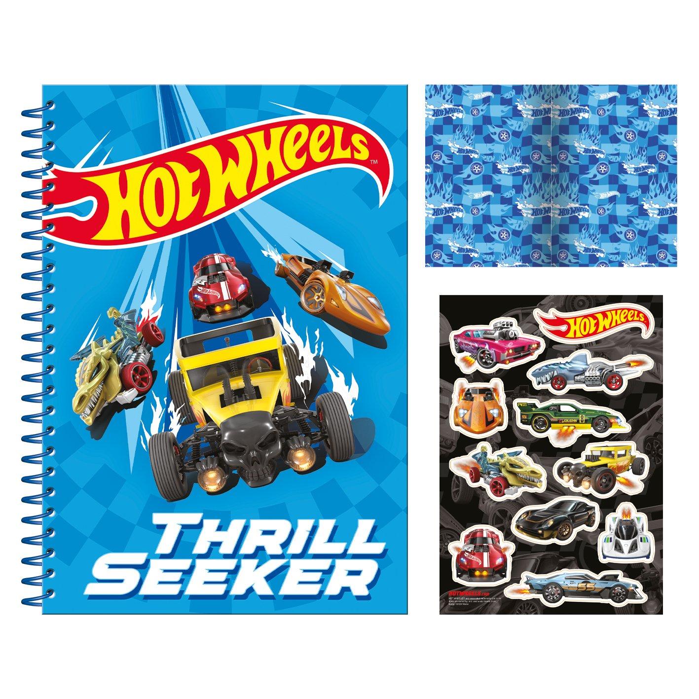 Blue - Hot Wheels - Heavyweight Notebook & Sticker