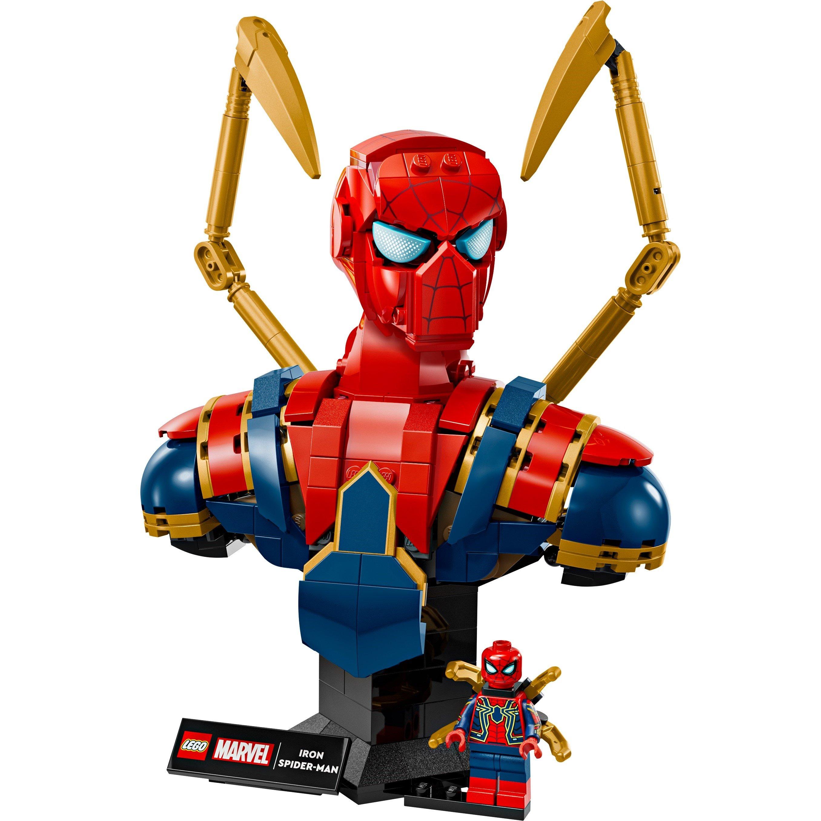 Spiderman Bust - LEGO - LEGO® Marvel 76326 Iron Spider-Man Bust Collectible Adult Building Set - 2