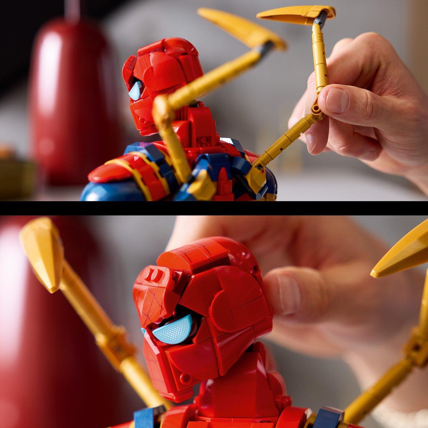 Spiderman Bust - LEGO - LEGO® Marvel 76326 Iron Spider-Man Bust Collectible Adult Building Set - 11