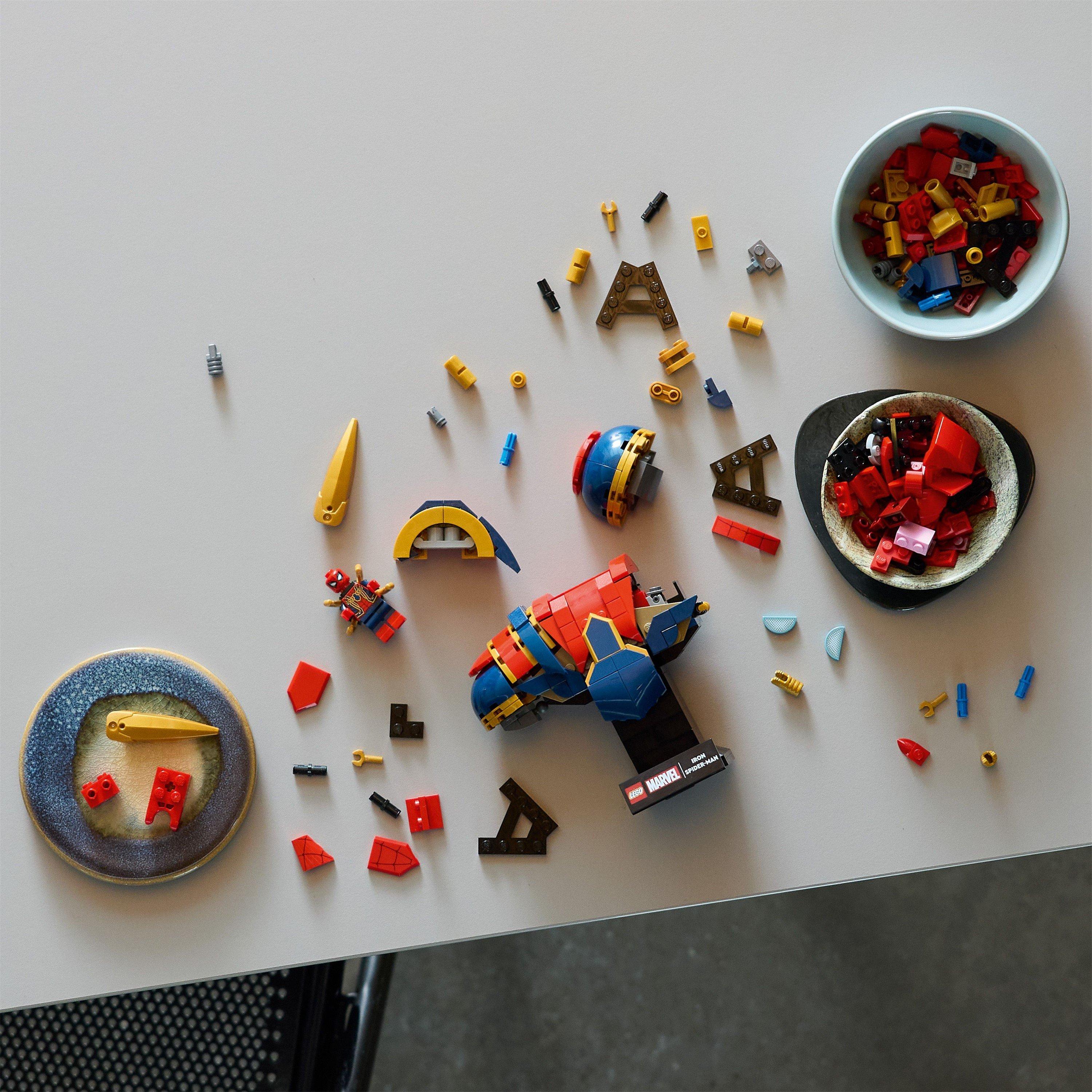 Spiderman Bust - LEGO - LEGO® Marvel 76326 Iron Spider-Man Bust Collectible Adult Building Set - 3