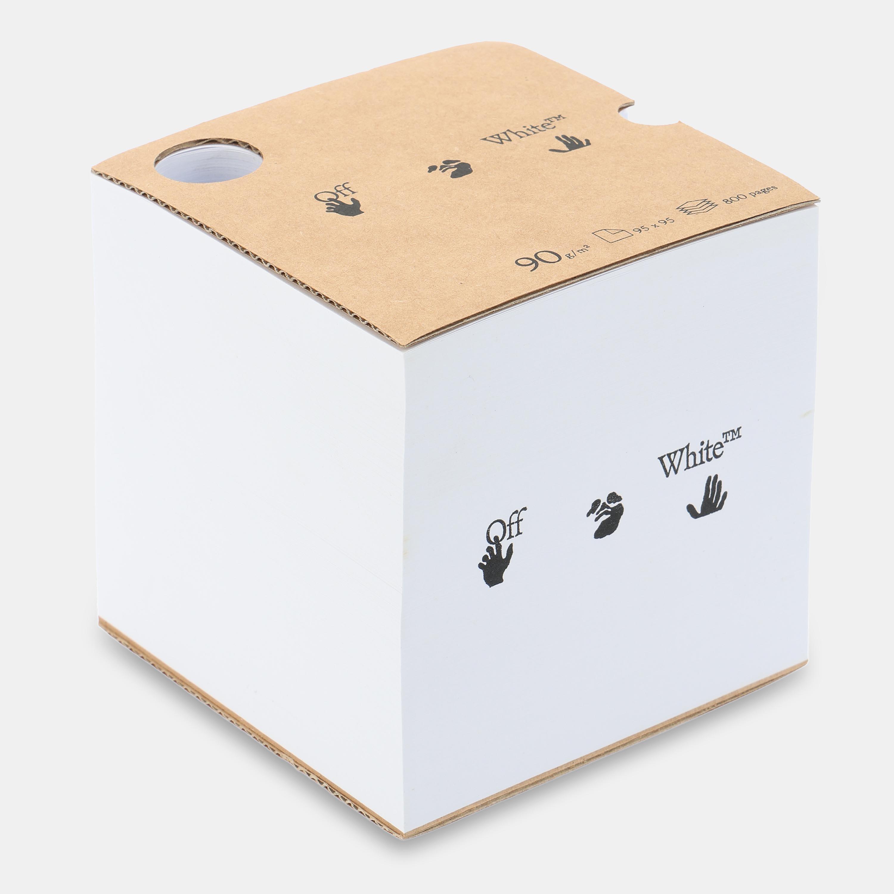 Kraft Brown - Off White - Off Note Cube 99 - 1