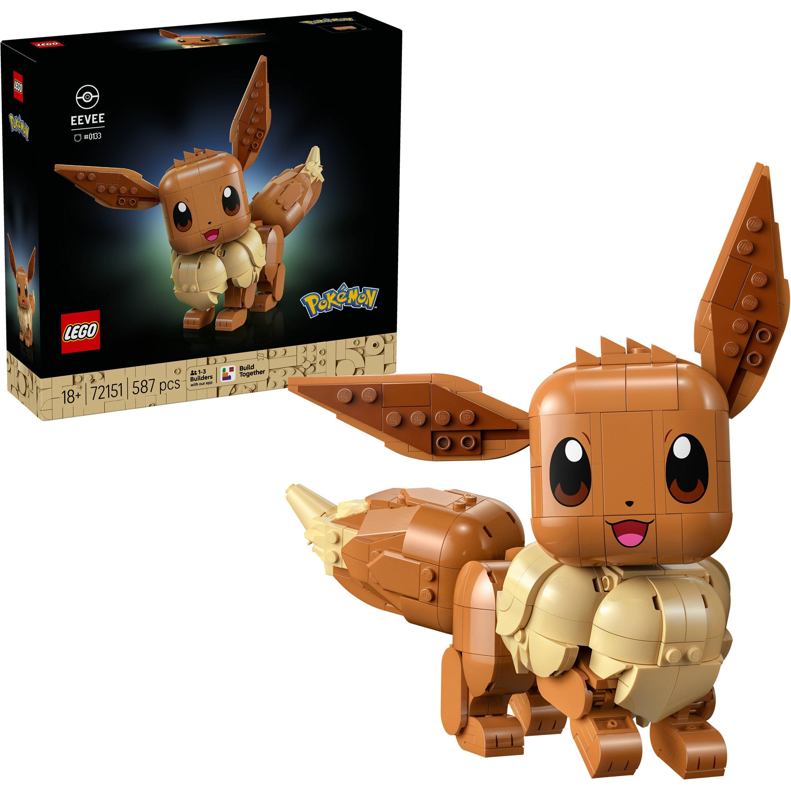 Eevee - LEGO - Pokemon Eevee Figure Building Set for Adults 72151 - 1