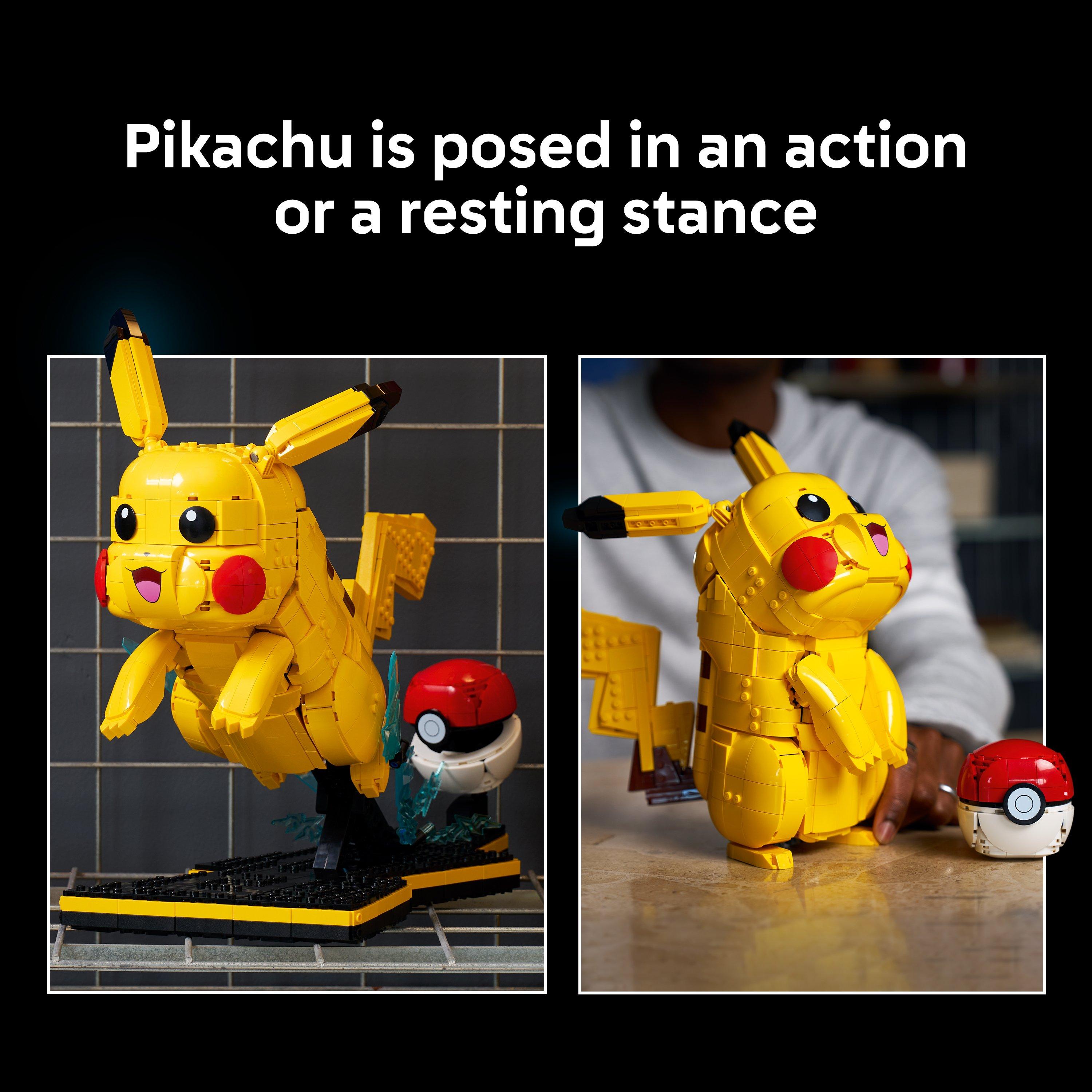 Pikachu - LEGO - LEGO Pokemon Pikachu and Poke Ball Model Kit for Adults 72152 - 15
