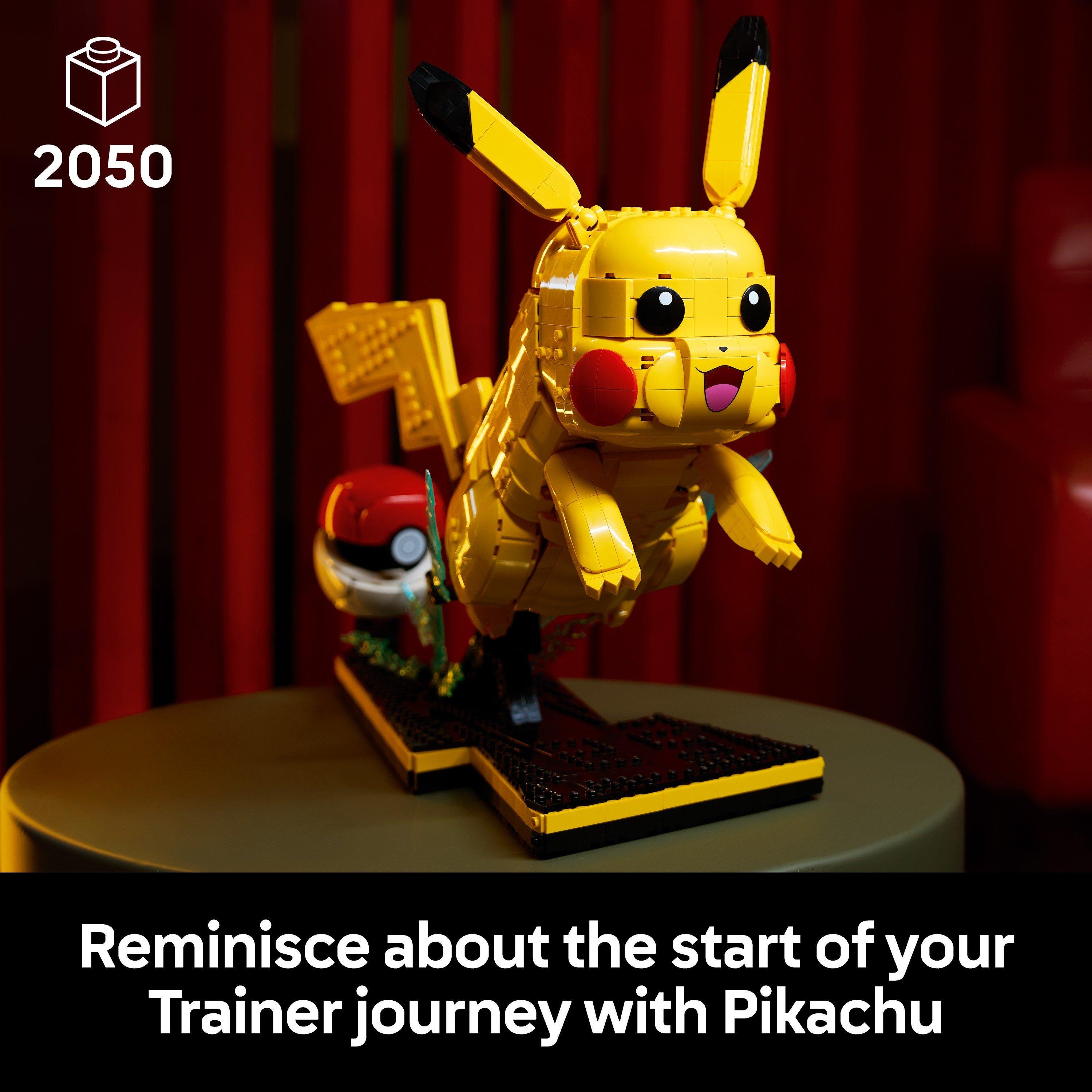 Pikachu - LEGO - LEGO Pokemon Pikachu and Poke Ball Model Kit for Adults 72152 - 3