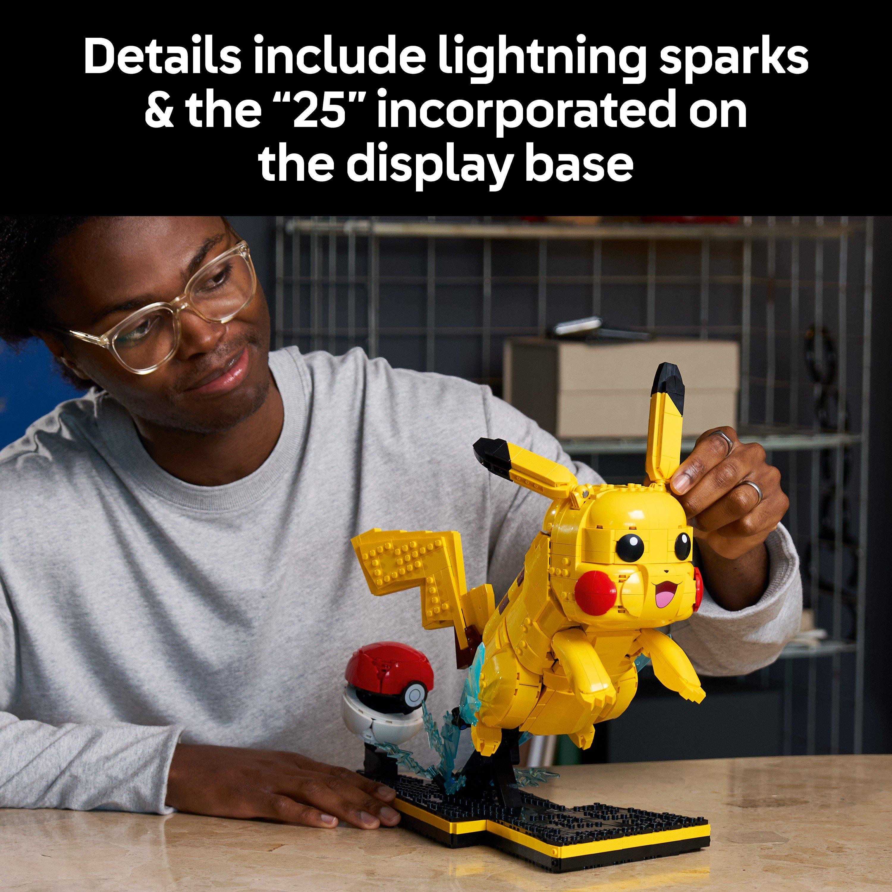 Pikachu - LEGO - LEGO Pokemon Pikachu and Poke Ball Model Kit for Adults 72152 - 4