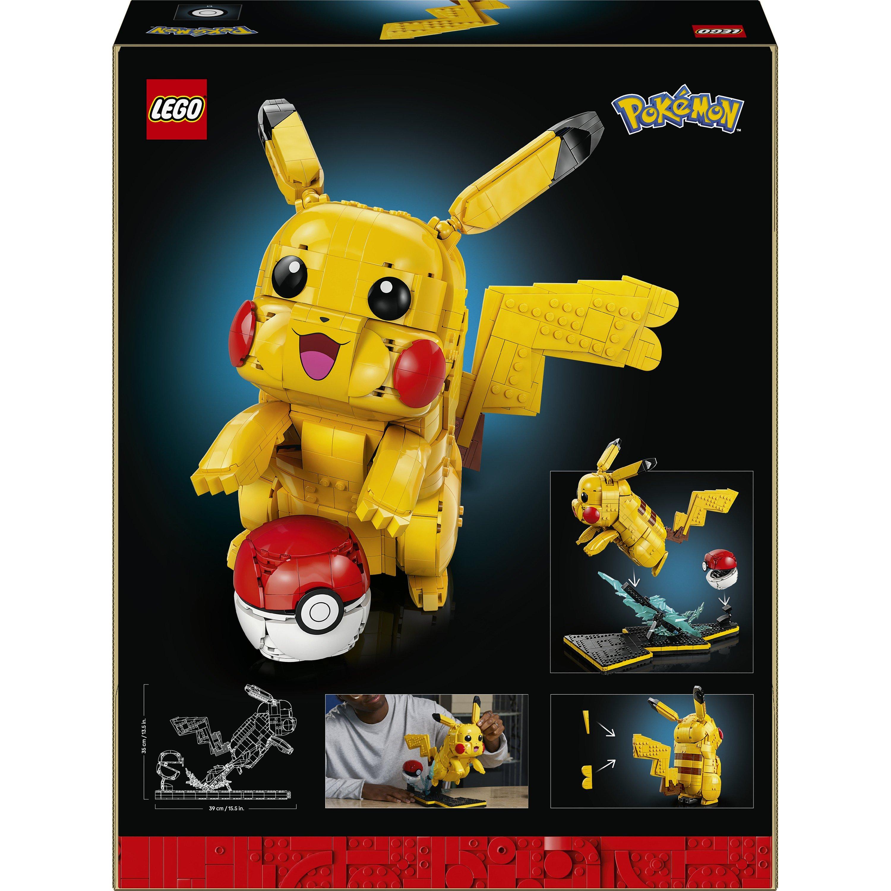 Pikachu - LEGO - LEGO Pokemon Pikachu and Poke Ball Model Kit for Adults 72152 - 9