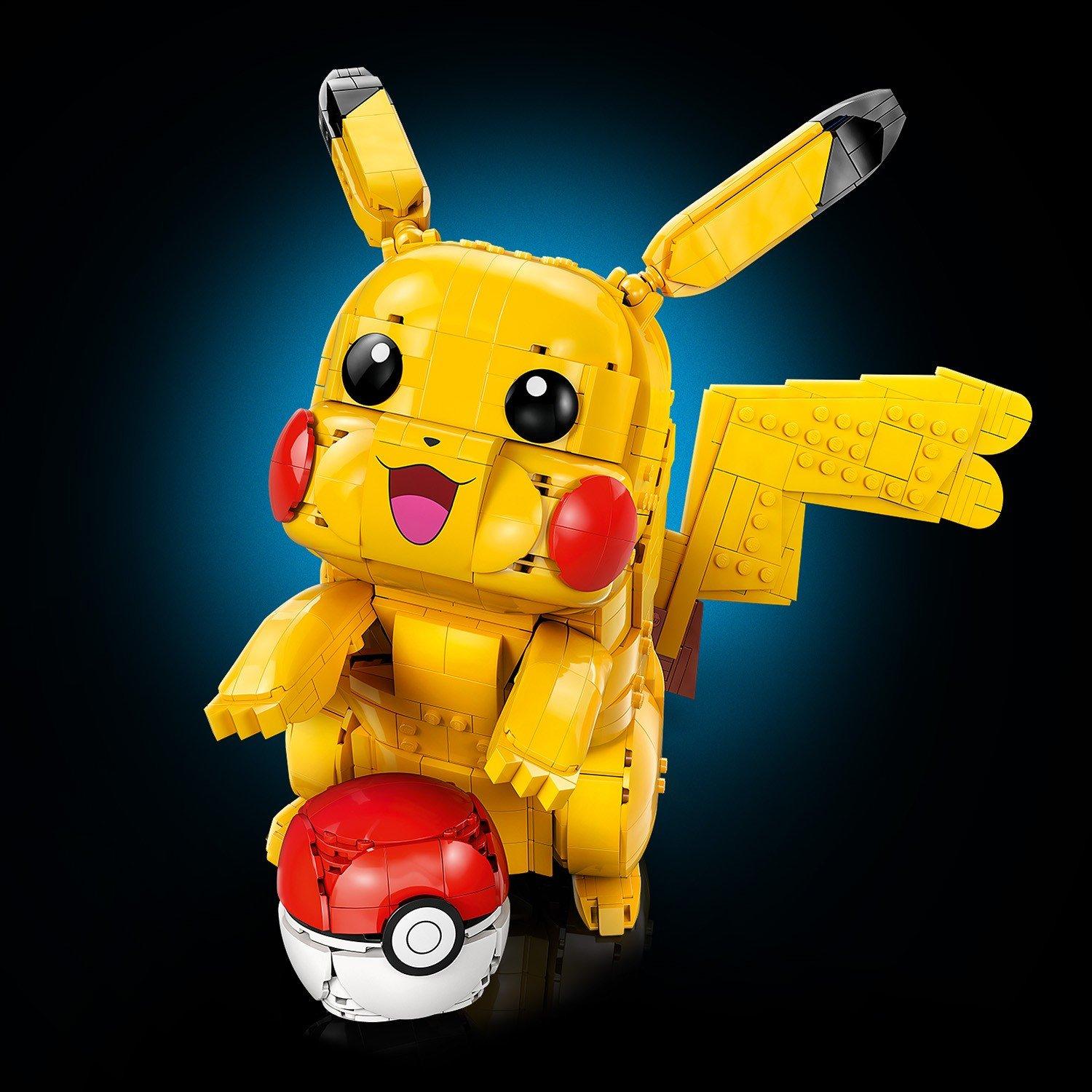Pikachu - LEGO - LEGO Pokemon Pikachu and Poke Ball Model Kit for Adults 72152 - 10