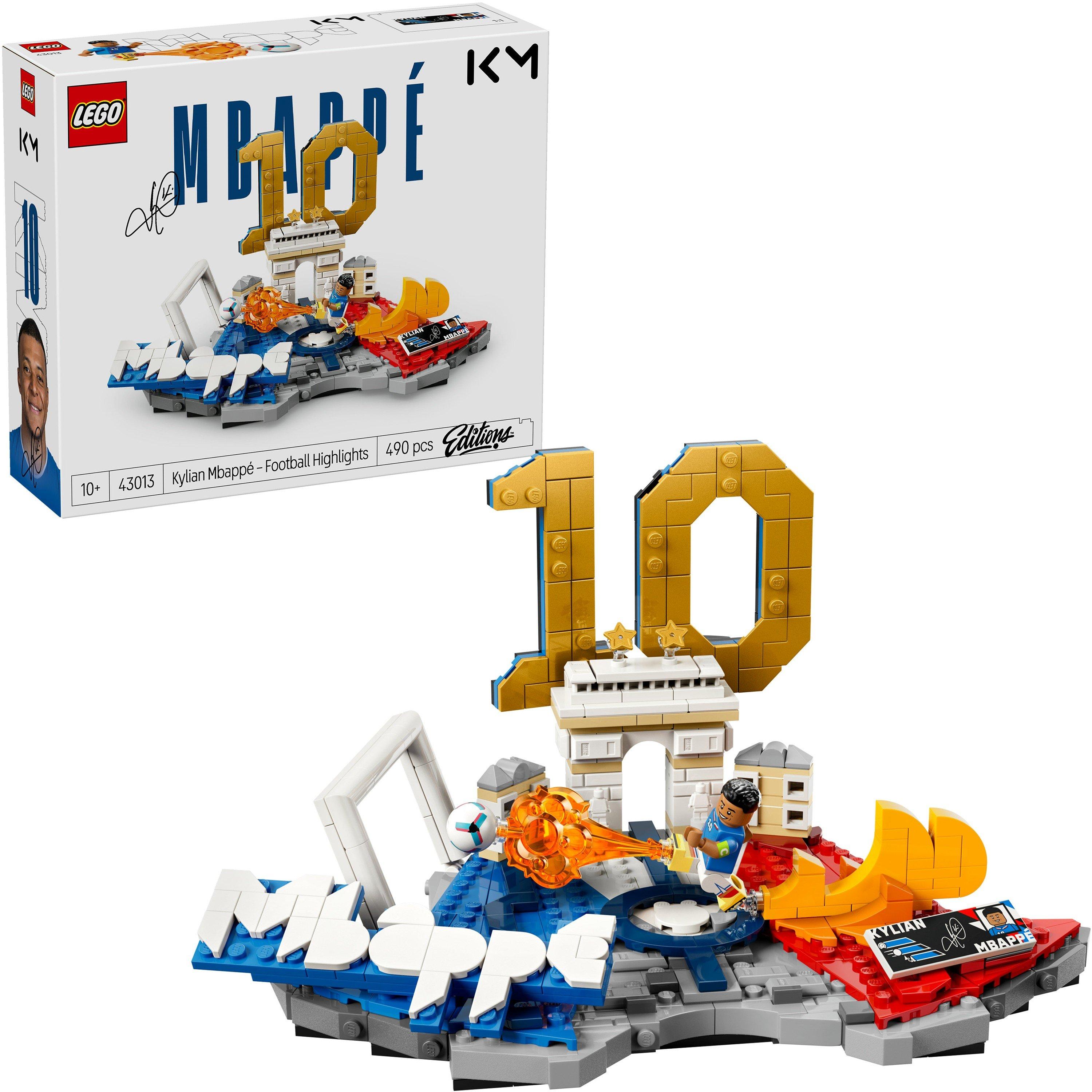 Mbappe - LEGO - LEGO Editions Kylian Mbappe – Soccer Highlights - Building Set for Boys & Girls Ages 10+ - 43013 - 1
