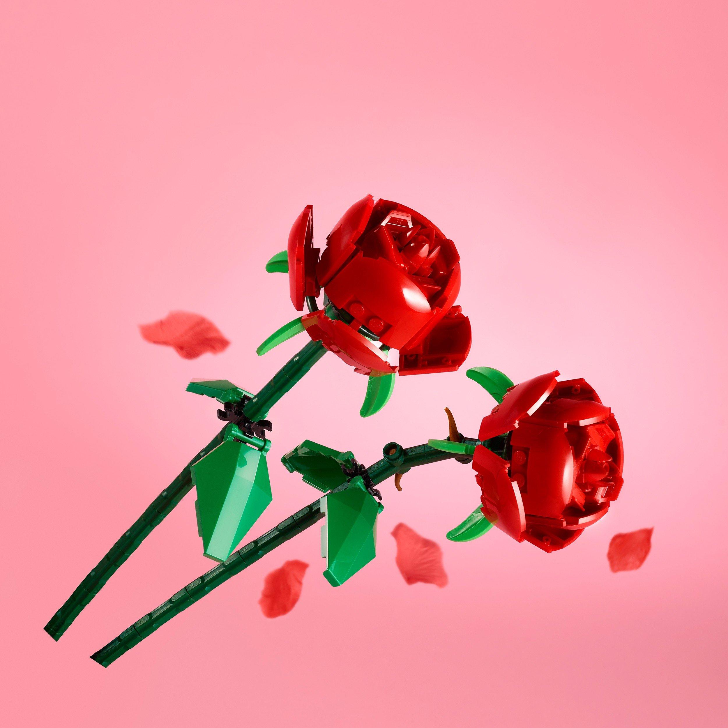 Roses - LEGO - LEGO Botanicals Flower Bouquet Home Decor Set 40460 - 5