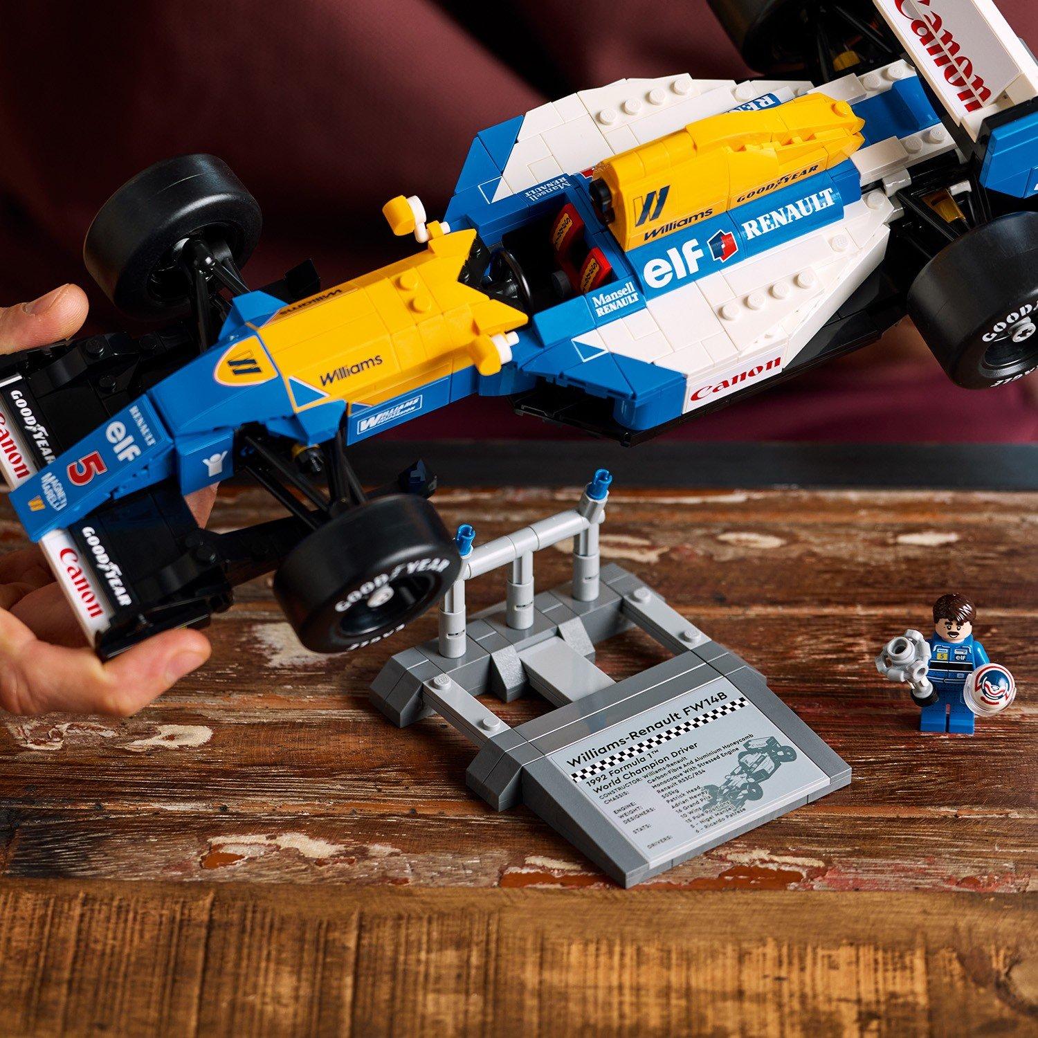 Williams Car - LEGO - Icons 10353 Williams Racing FW14B & Nigel Mansell - 13