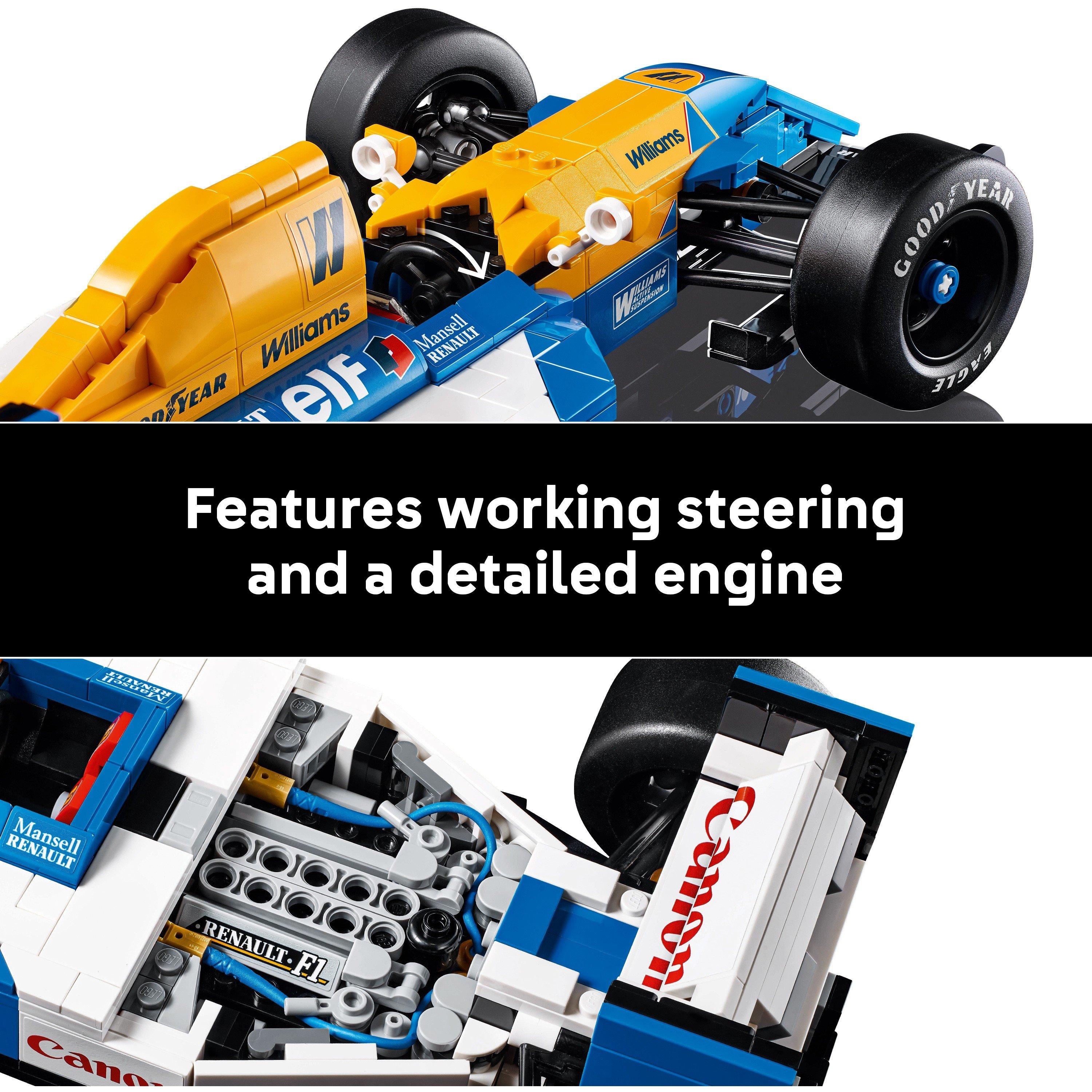 Williams Car - LEGO - Icons 10353 Williams Racing FW14B & Nigel Mansell - 6