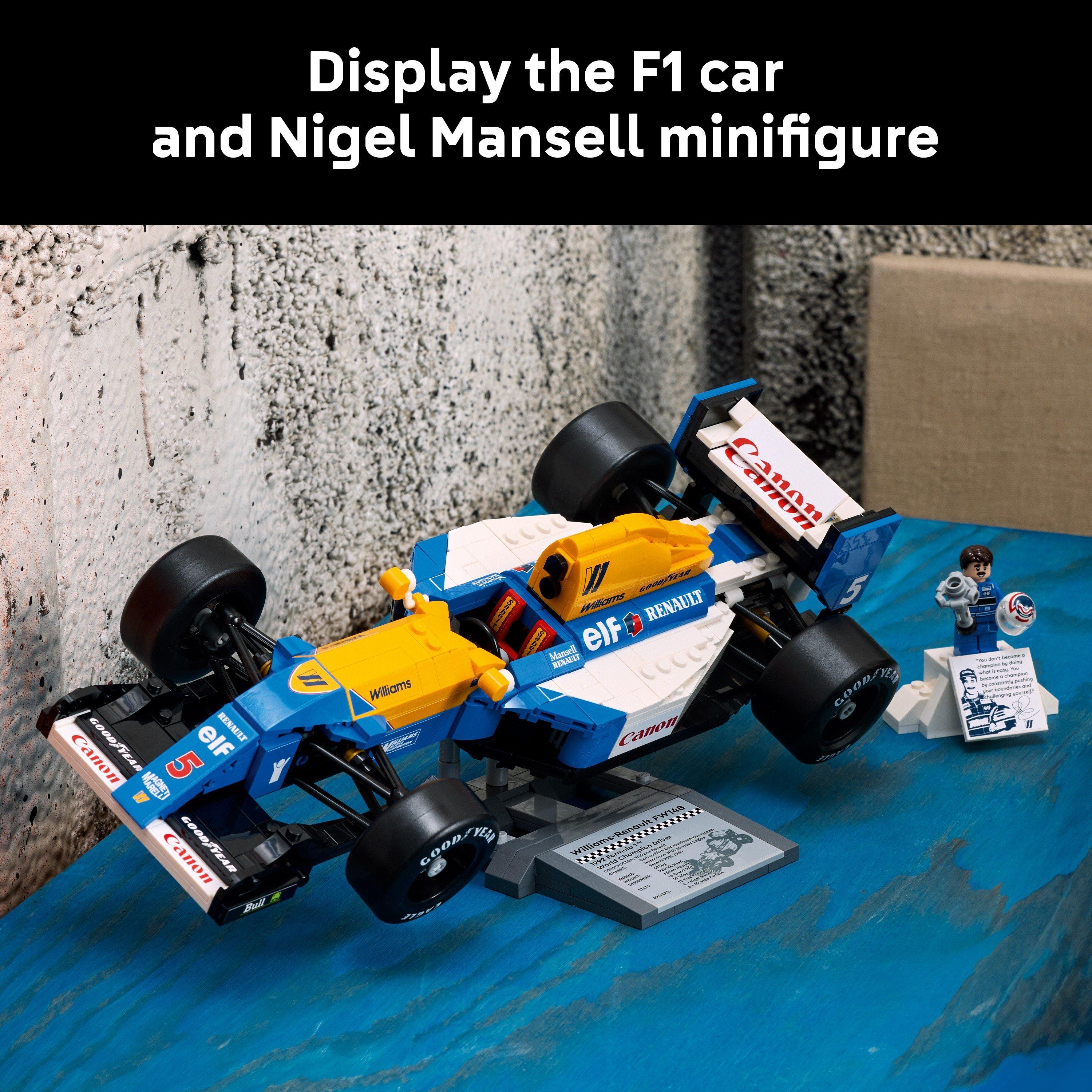 Williams Car - LEGO - Icons 10353 Williams Racing FW14B & Nigel Mansell - 8