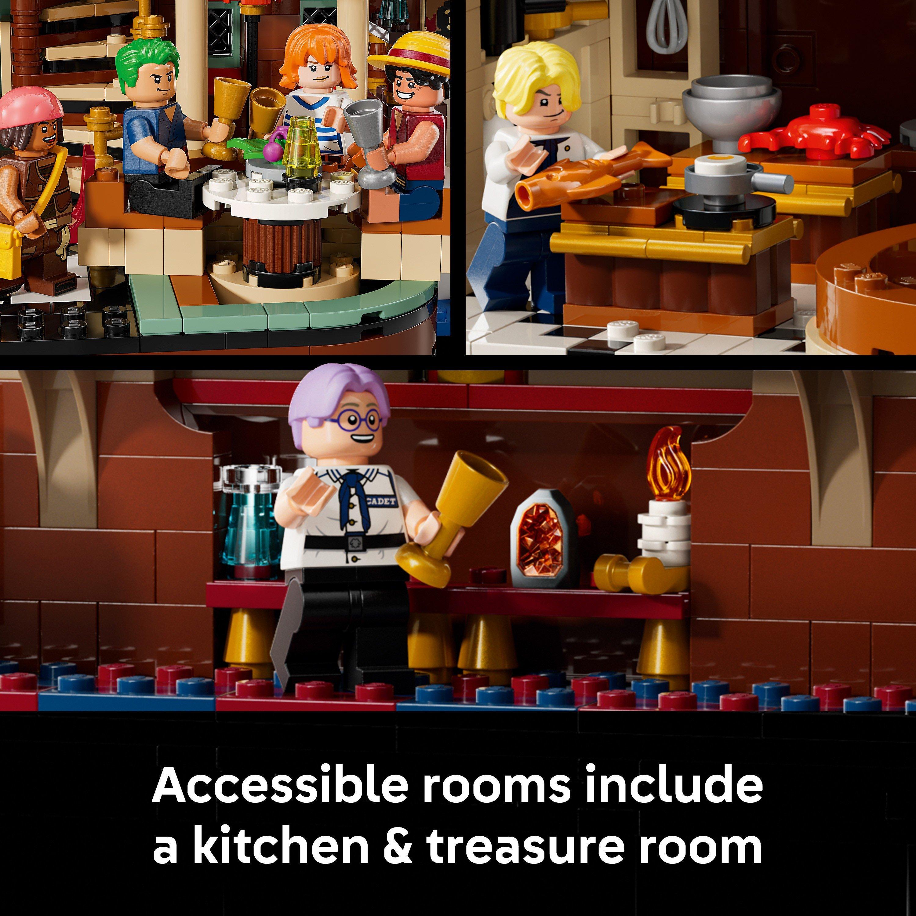 Floatng Restrnt - LEGO - LEGO ONE PIECE The Baratie Floating Restaurant DIY Set 75640 - 5