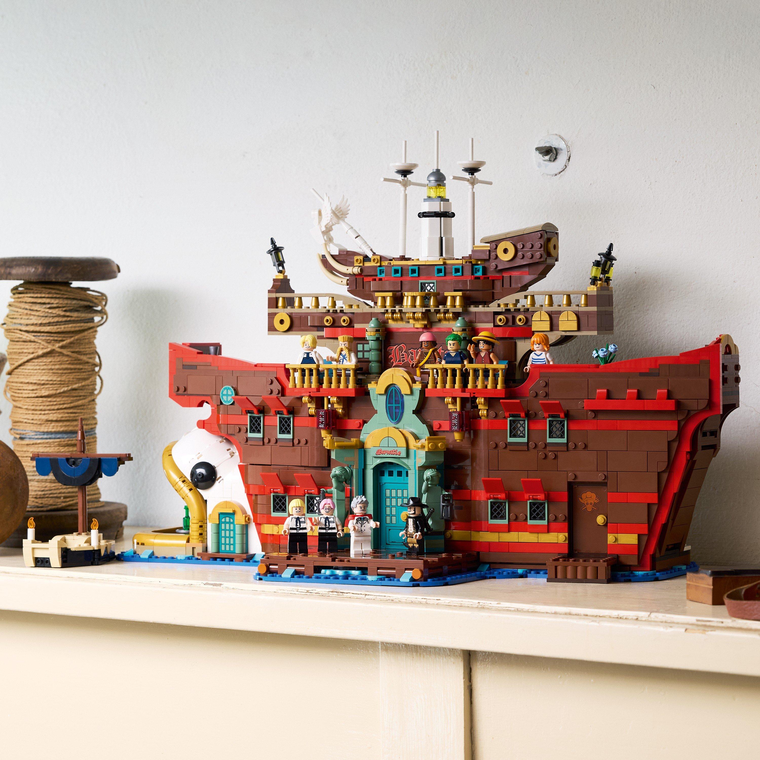 Floatng Restrnt - LEGO - LEGO ONE PIECE The Baratie Floating Restaurant DIY Set 75640 - 8