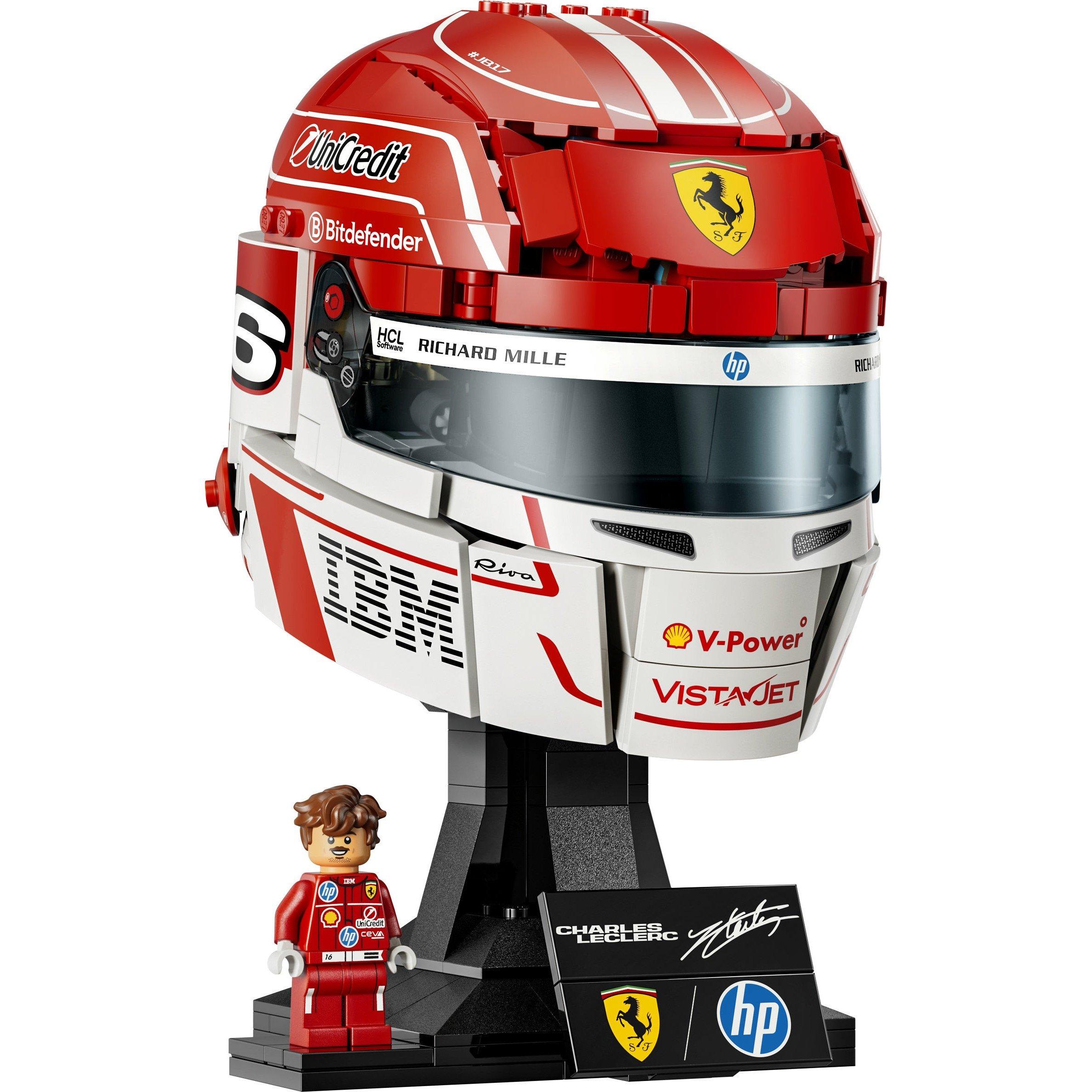Leclerc Helmet - LEGO - LEGO Editions Scuderia Ferrari HP Charles Leclerc Helmet - Building Set for Teens Ages 14+ - 43014 - 2