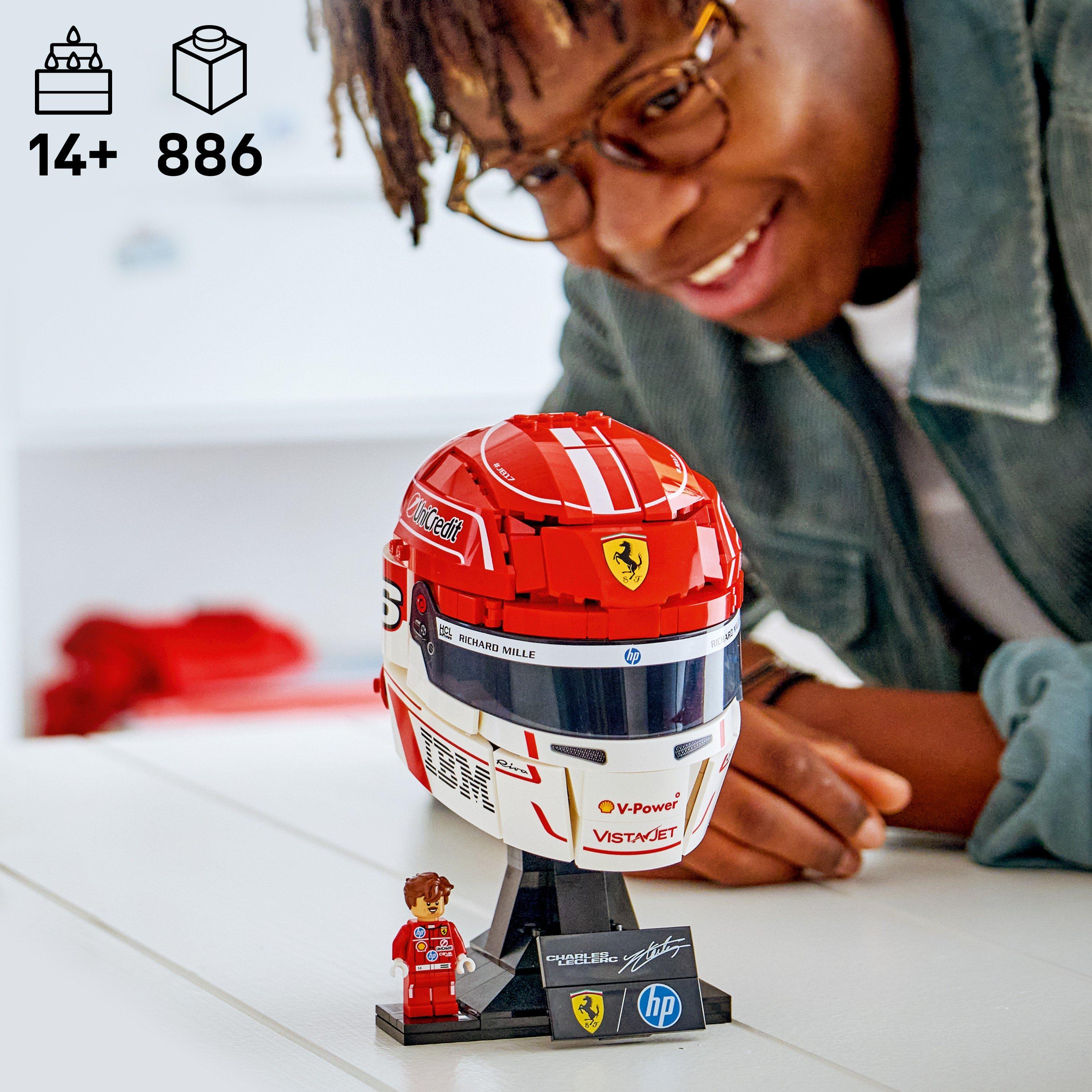 Leclerc Helmet - LEGO - LEGO Editions Scuderia Ferrari HP Charles Leclerc Helmet - Building Set for Teens Ages 14+ - 43014 - 3