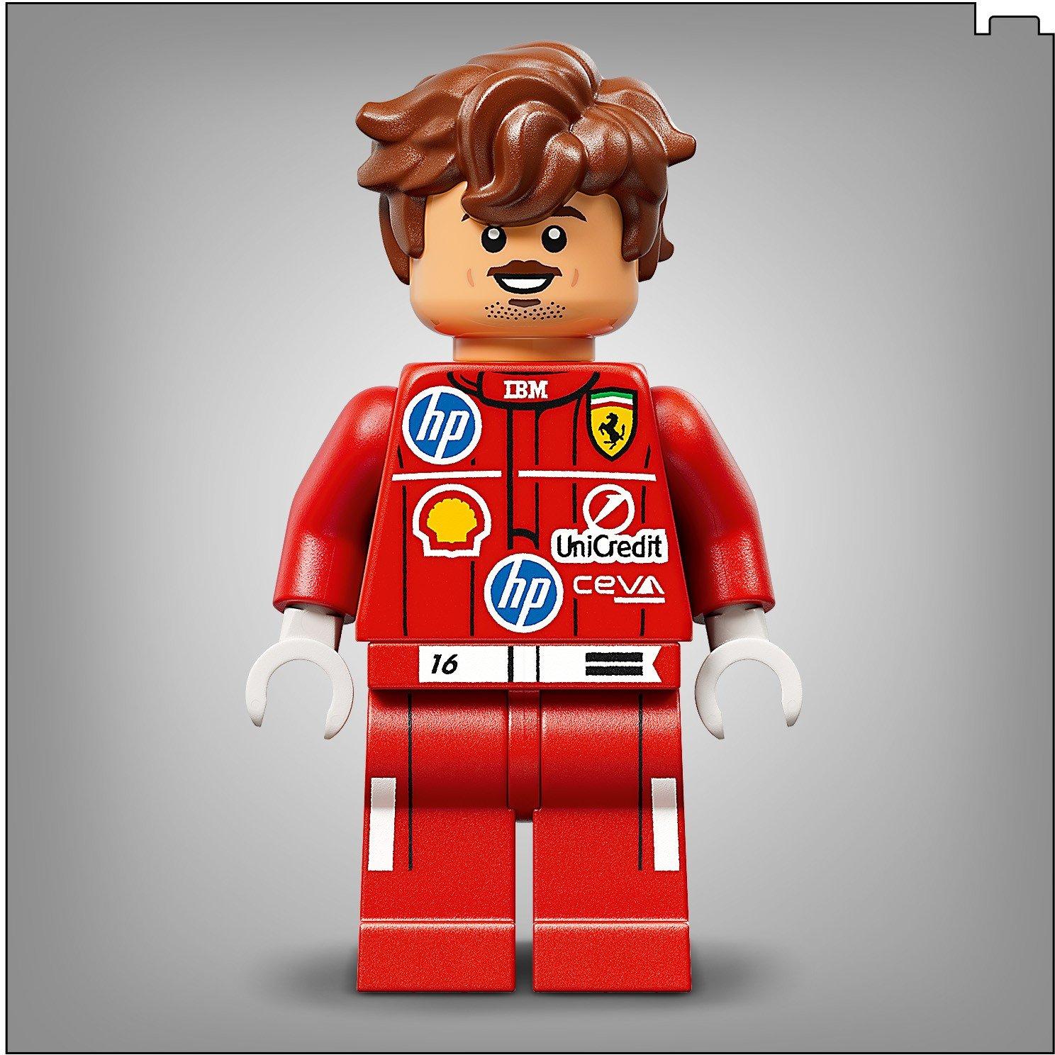 Leclerc-hjelm - LEGO - LEGO Editions Scuderia Ferrari HP Charles Leclerc Helmet - Building Set for Teens Ages 14+ - 43014 - 10