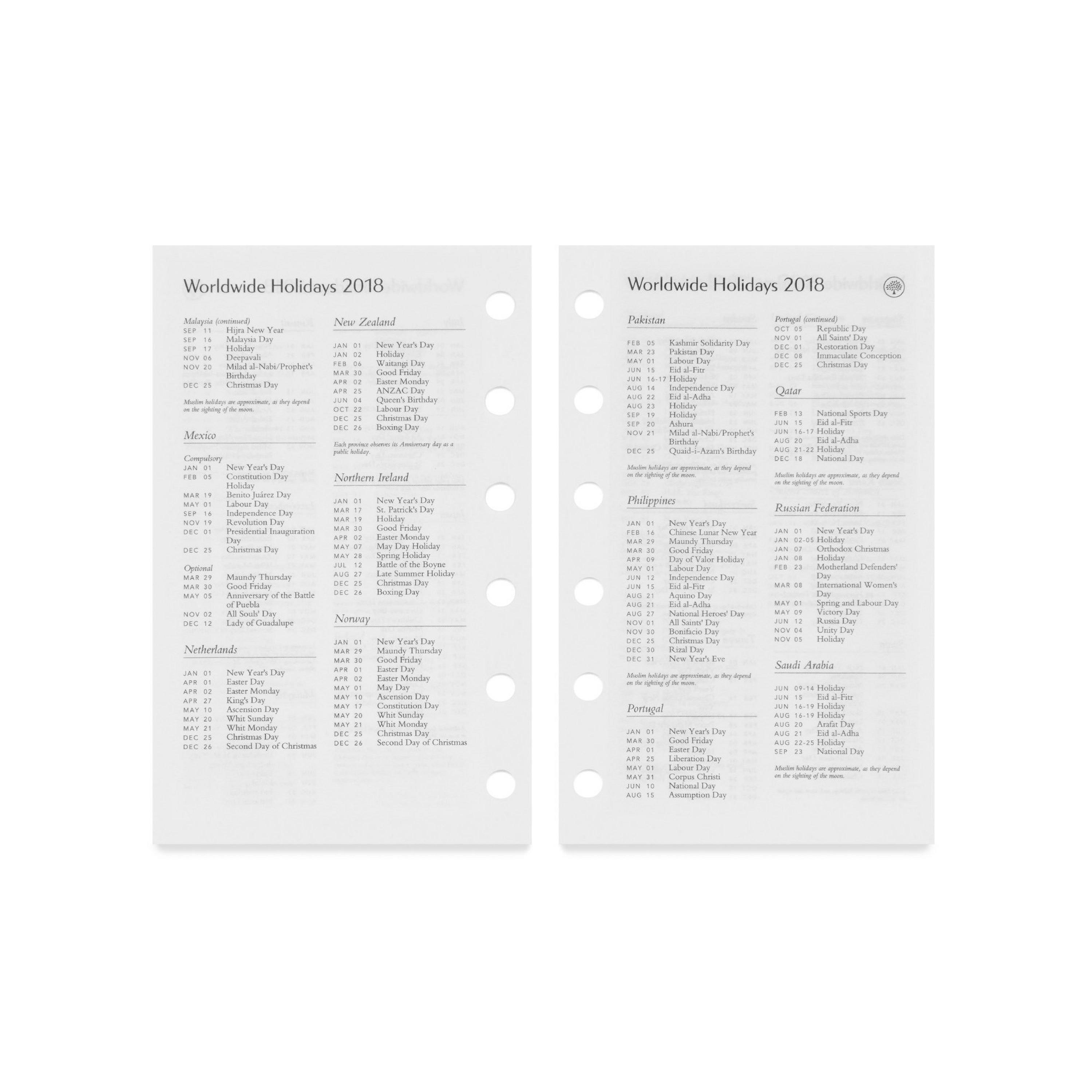 White - Mulberry - Women's Diary Pocket Notebooks - 2