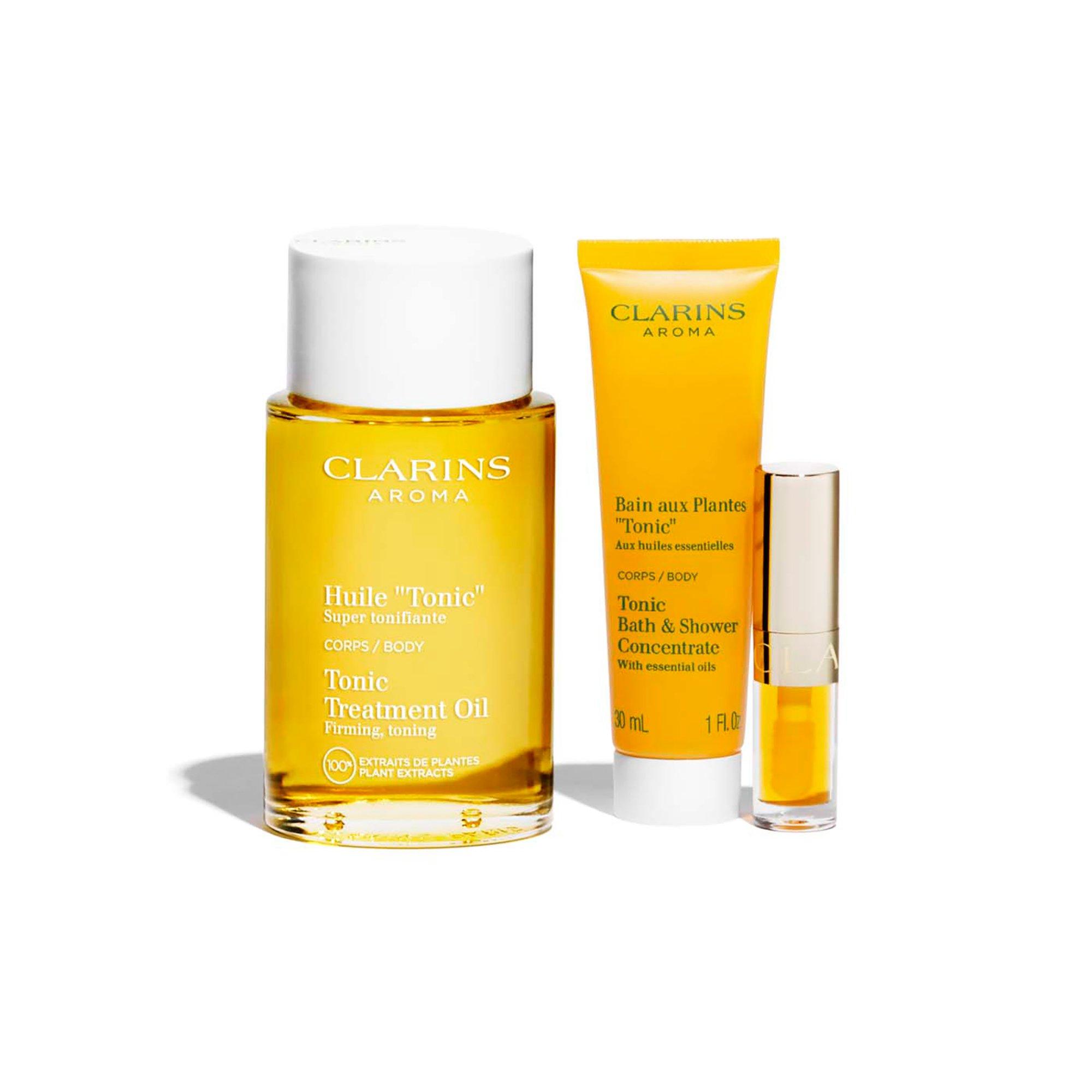None - Clarins - Tonic Body Oil Set (Worth £54.45) - 2