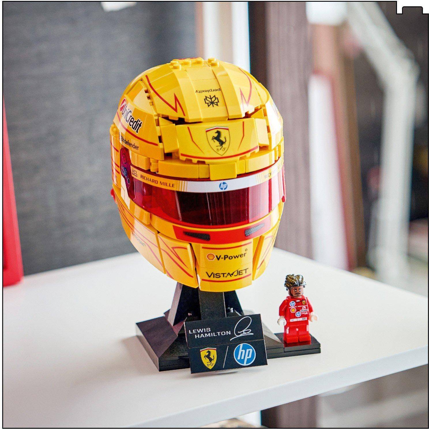 Casco Hamilton - LEGO - Editions Scuderia Ferrari HP Lewis Hamilton Helmet 43022 - 12