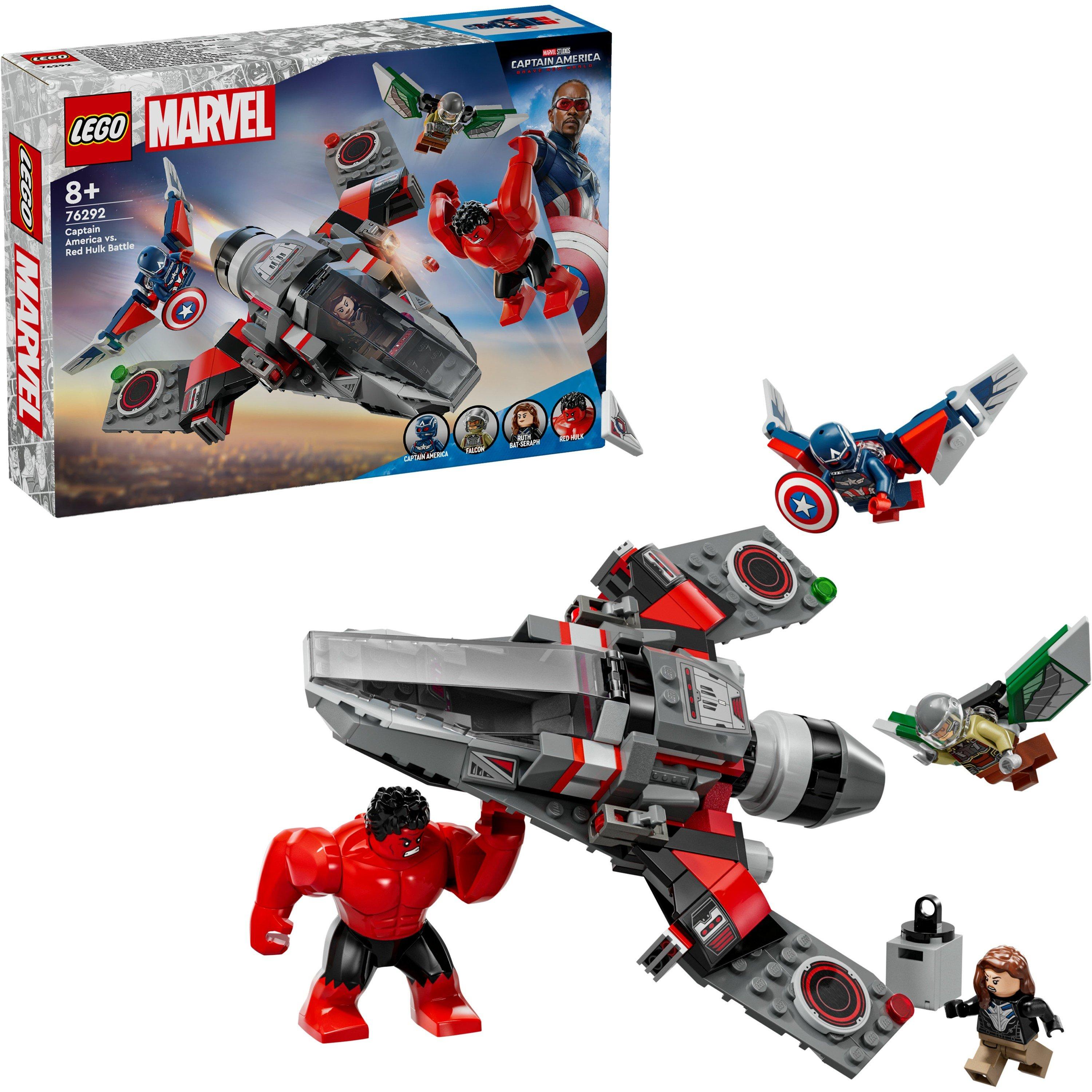 Lego  Marvel Captain America Vs. Red Hulk Battle 76292