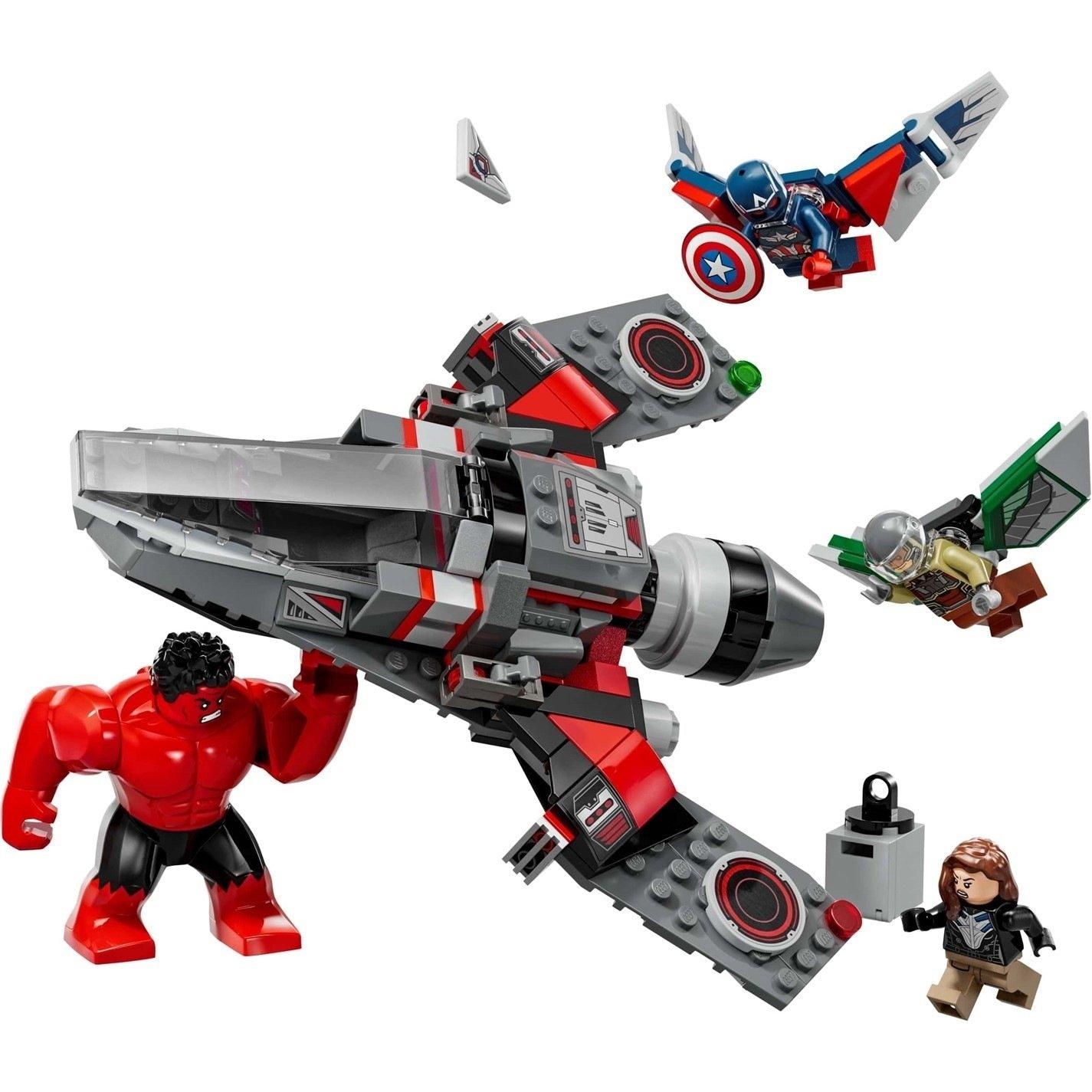76292 - LEGO - LEGO Marvel 76292 Captain America vs. Red Hulk Battle - 3