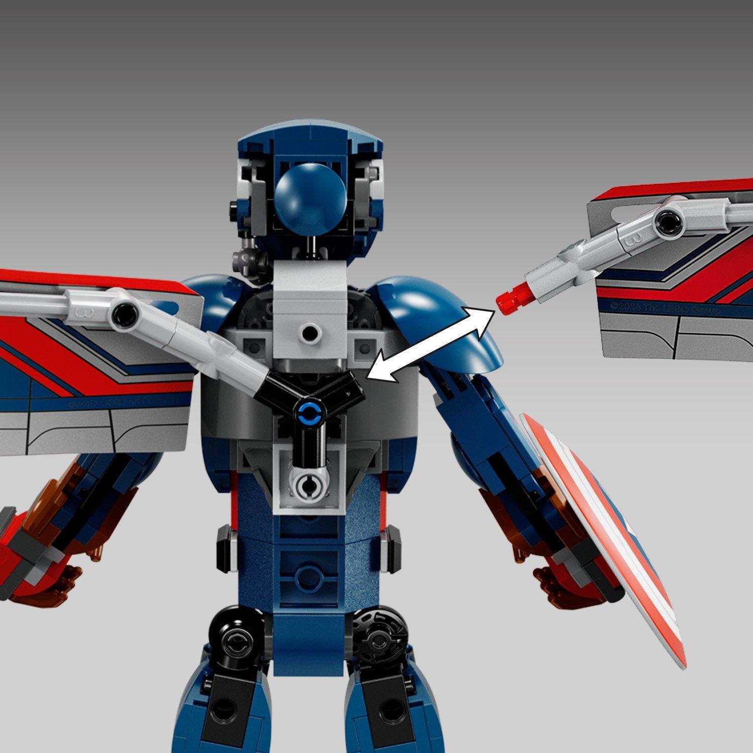 76296 - LEGO - Marvel 76296 New Captain America Construction Figure - 12