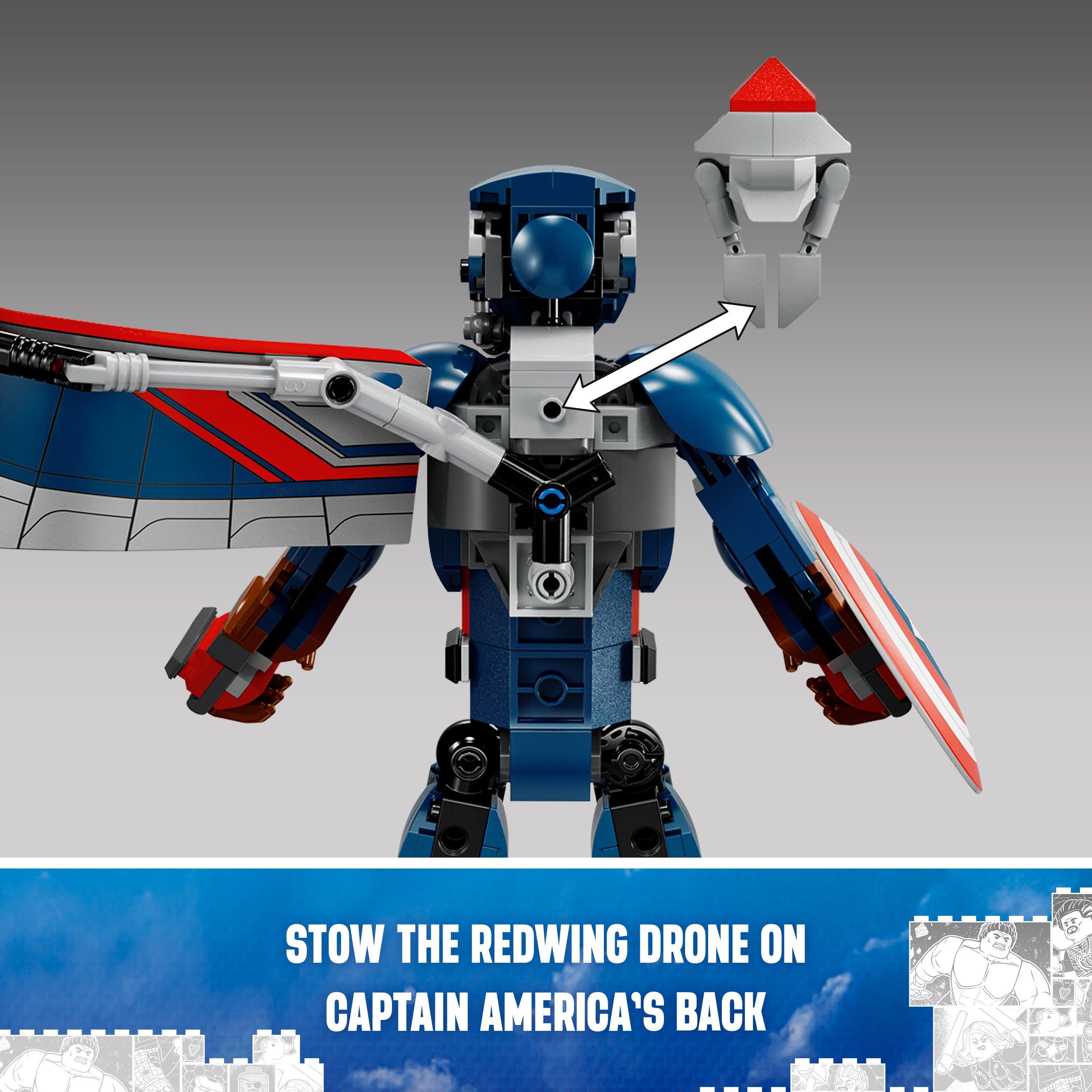 76296 - LEGO - Marvel 76296 New Captain America Construction Figure - 6