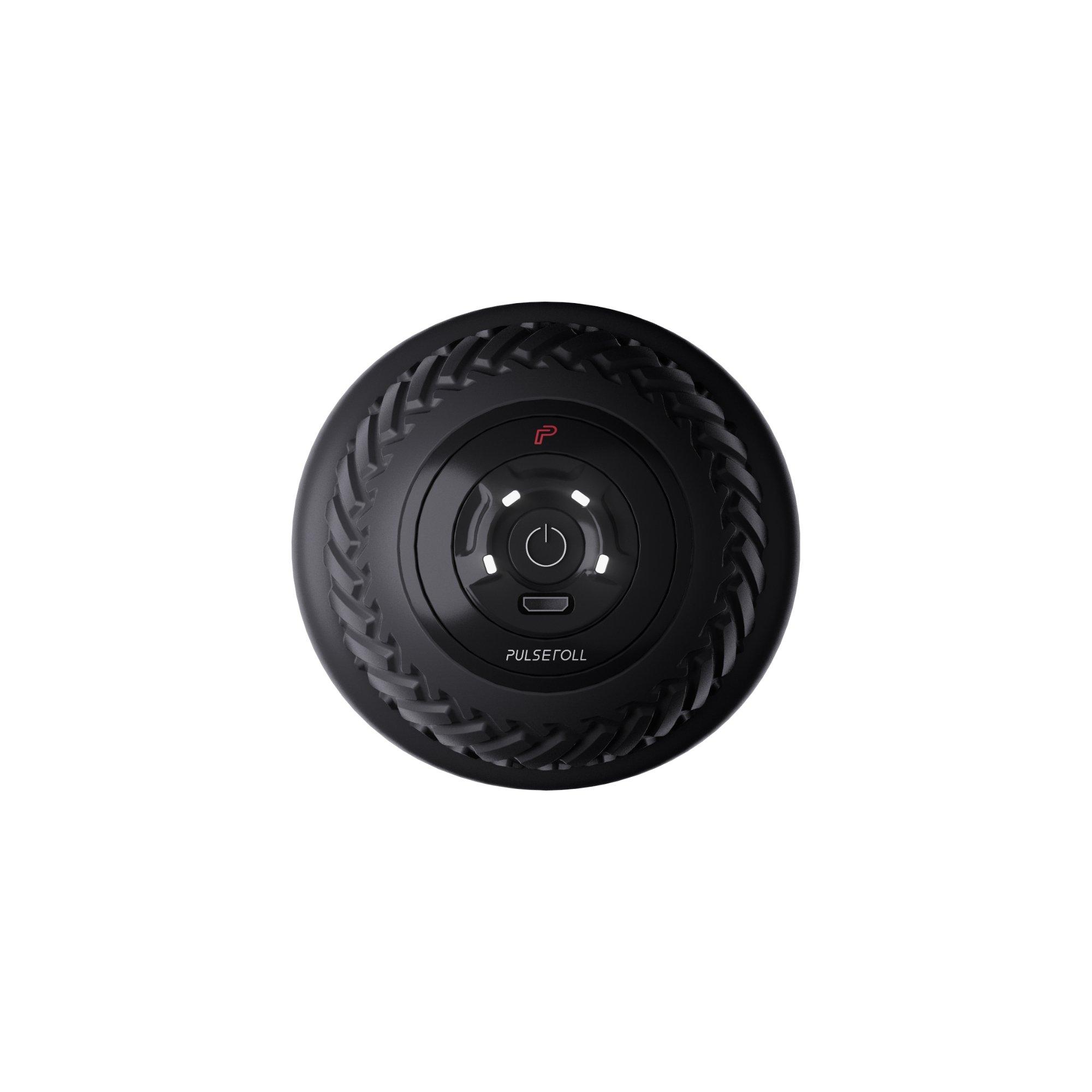 Black - Pulseroll - VYB Duo Vibrating Peanut Roller - 2