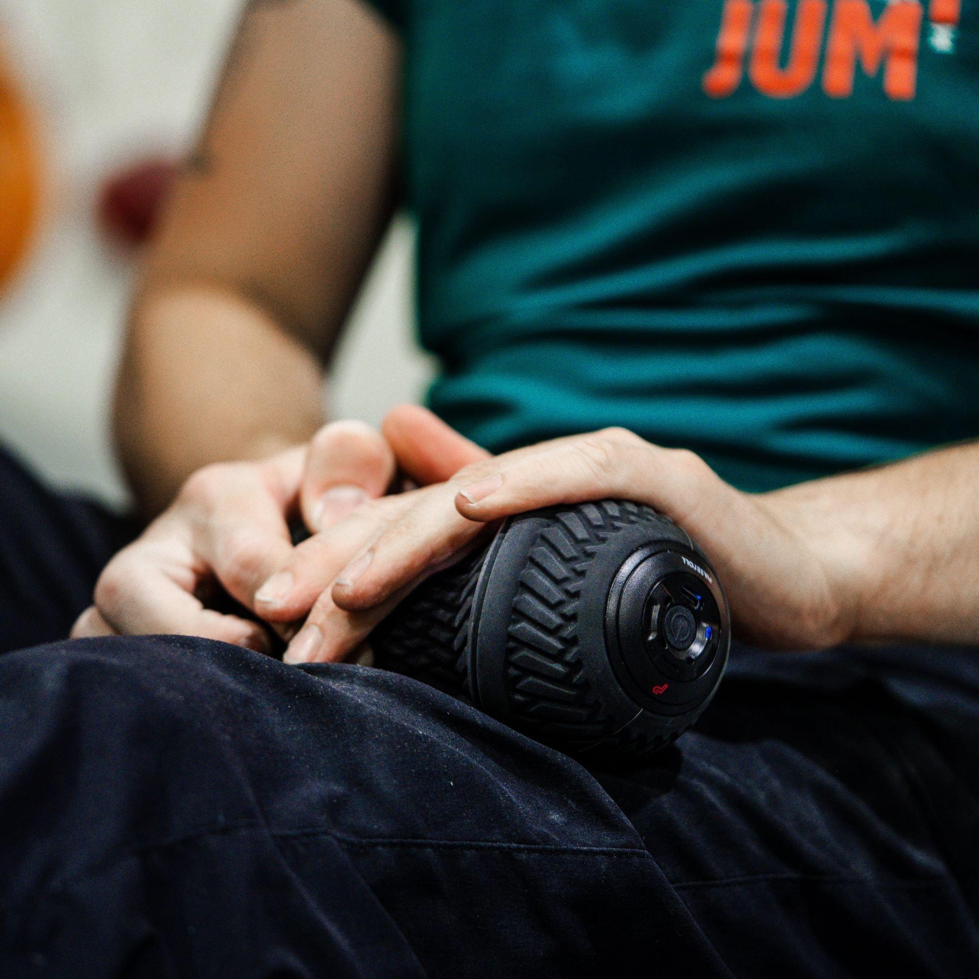 Black - Pulseroll - VYB Duo Vibrating Peanut Roller - 6