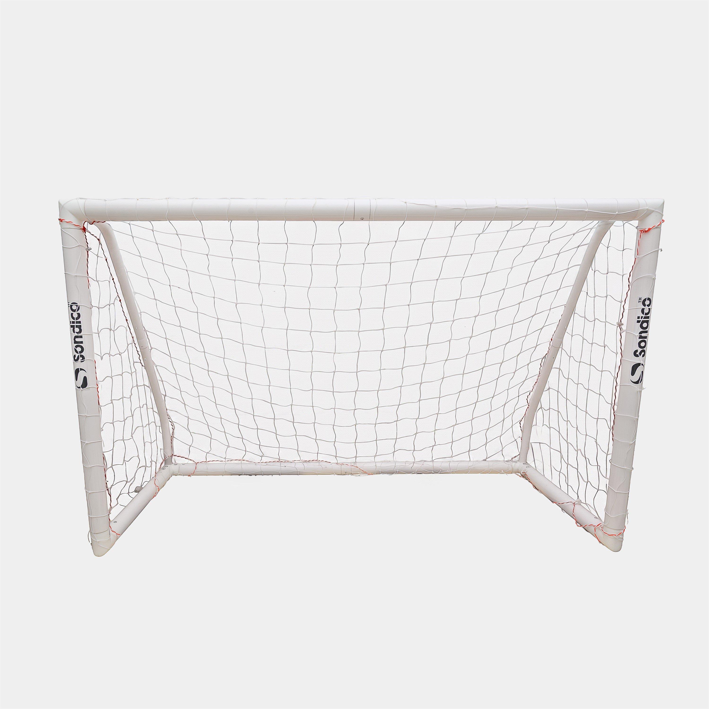 White - Sondico - 6ft x 4ft PVC Football Goal - 1