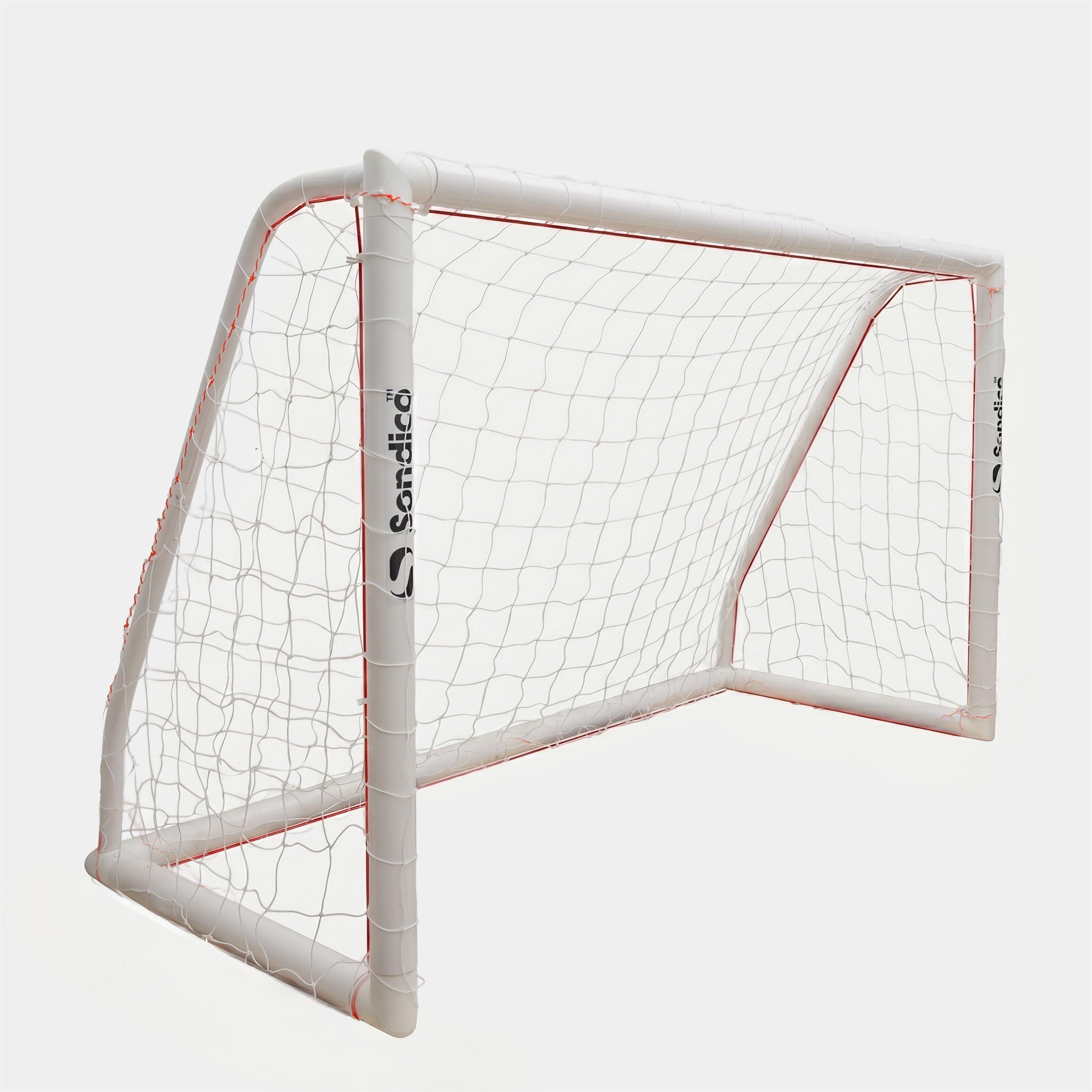 White - Sondico - 8ft x 6ft PVC Football Goal - 4
