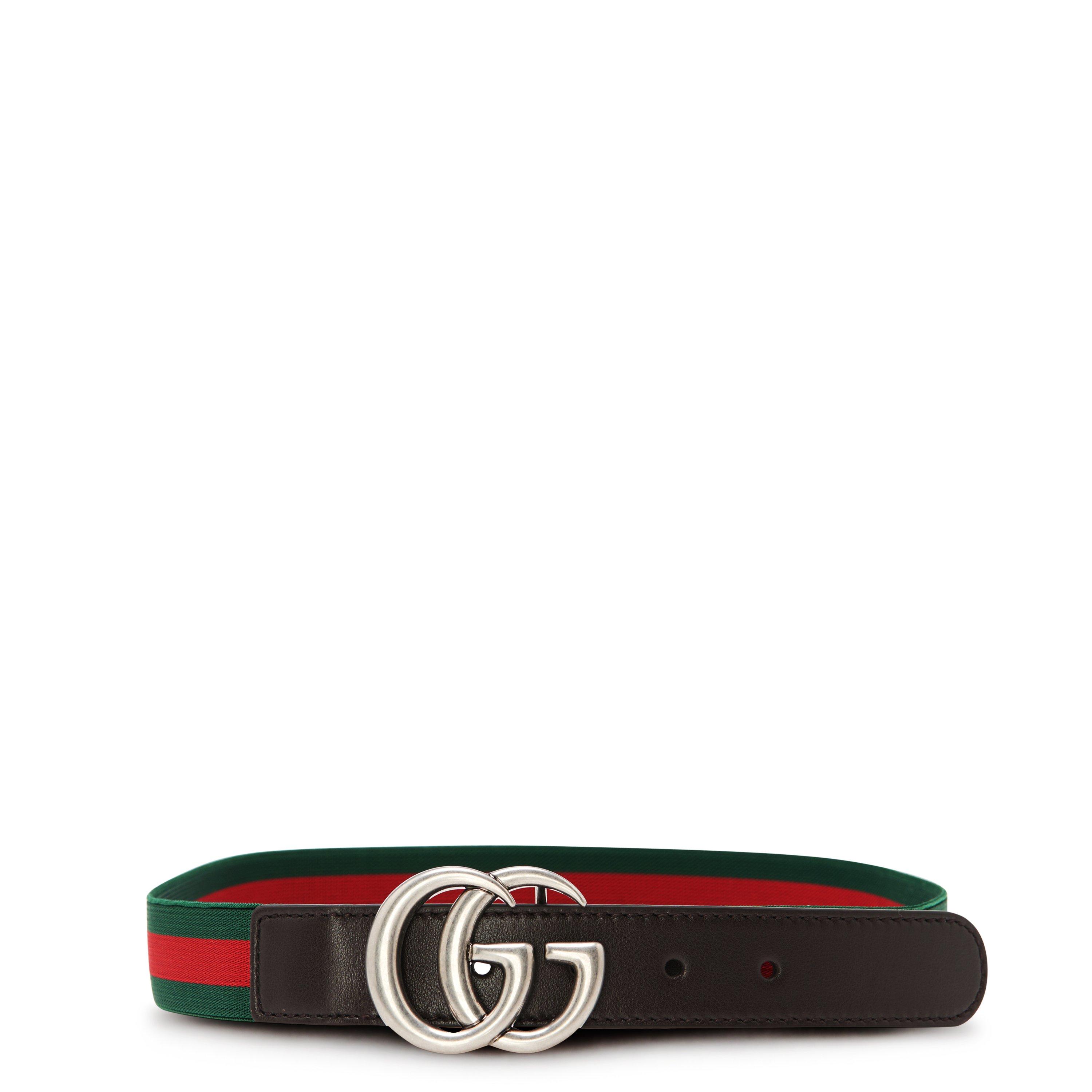 Gucci Gg Interlock Web Belt Junior Belts Cruise Fashion