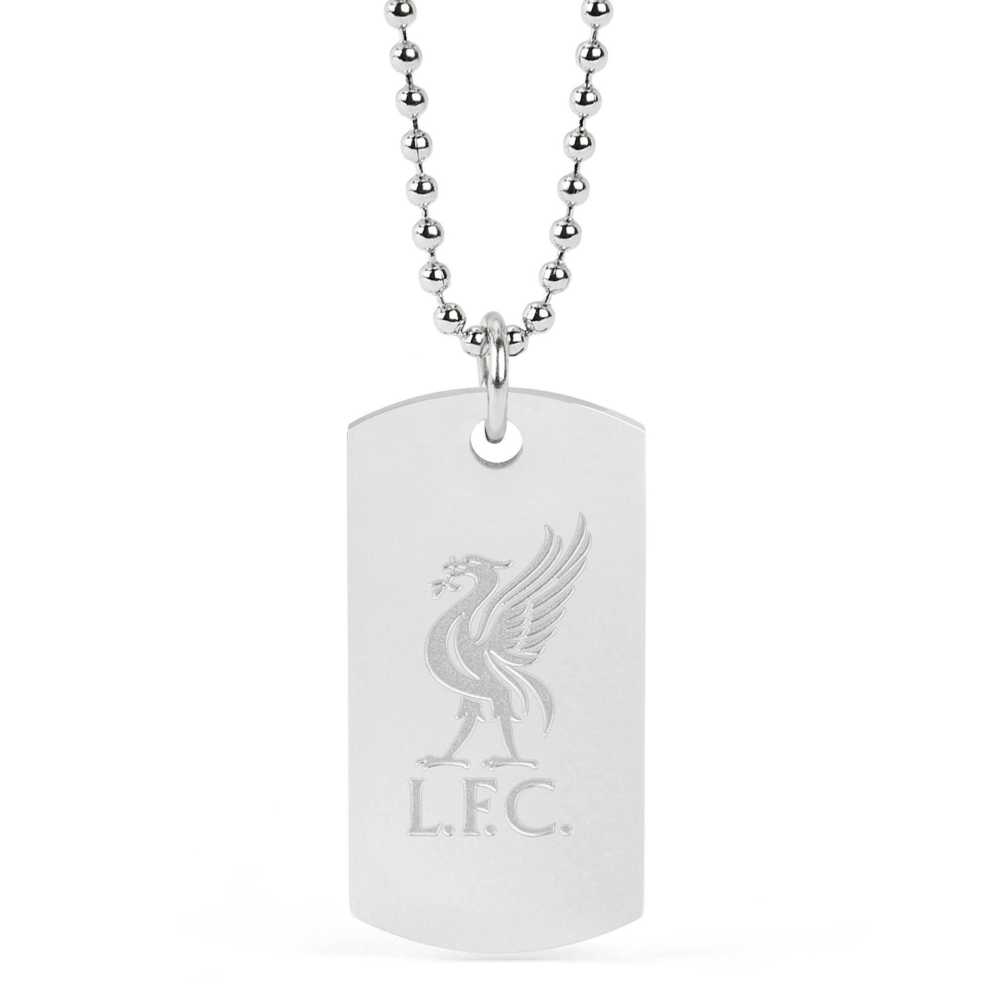 Liverpool FC - Team - Team Officially Licensed Stainless Steel Dog Tag and Ball Chain - 2