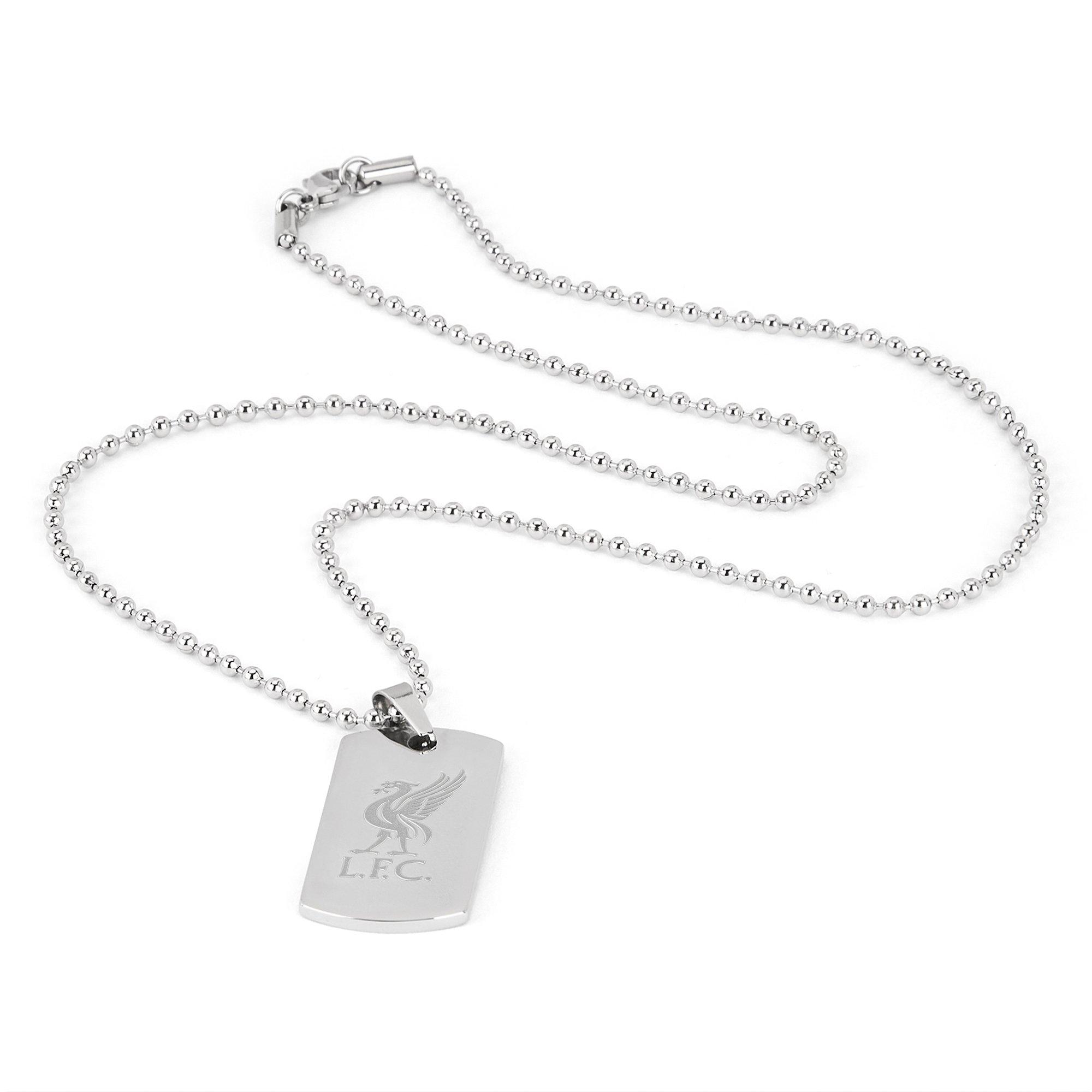 Liverpool FC - Team - Team Officially Licensed Stainless Steel Dog Tag and Ball Chain - 3