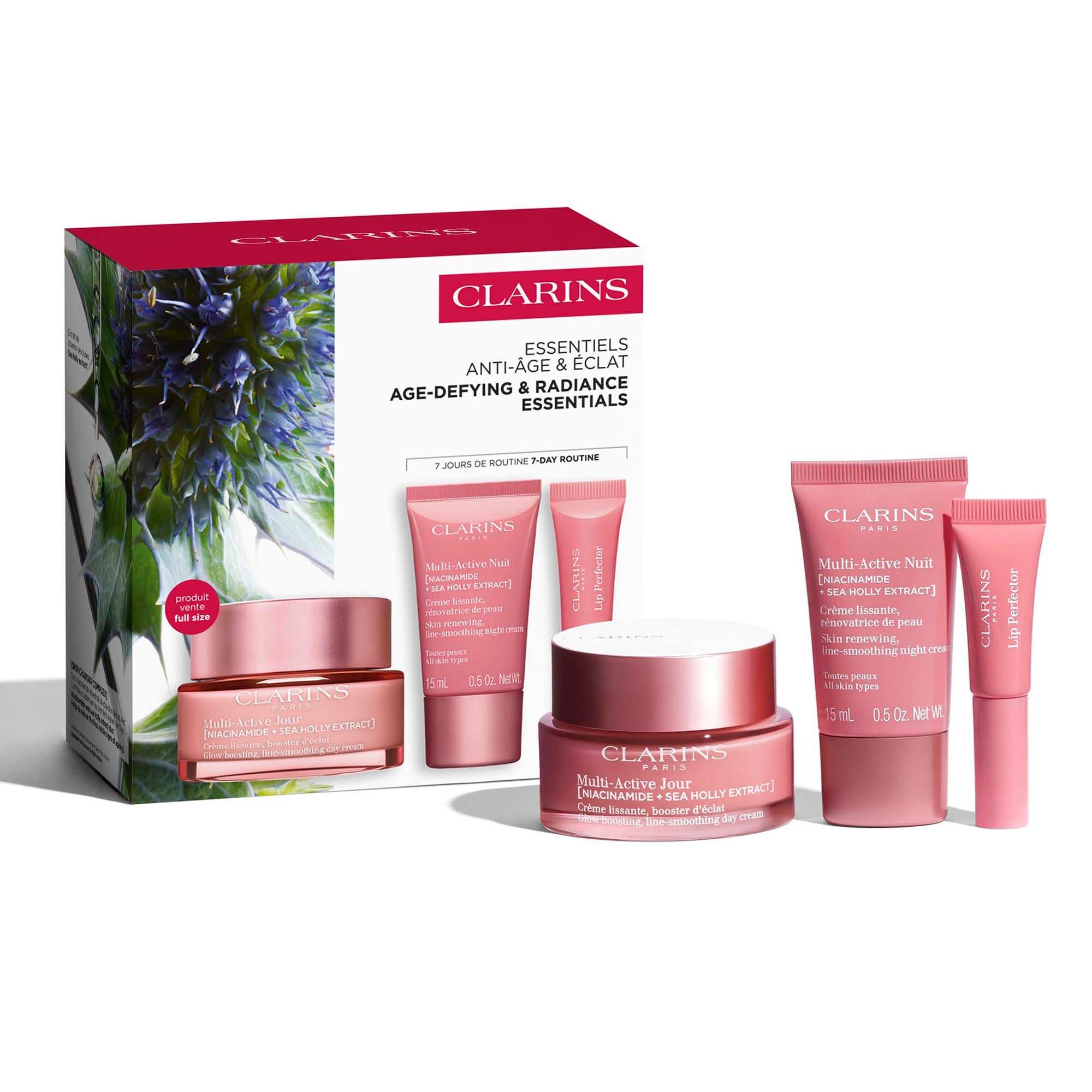 Clarins Multi-Active Gift Set (Worth £82) - Clear