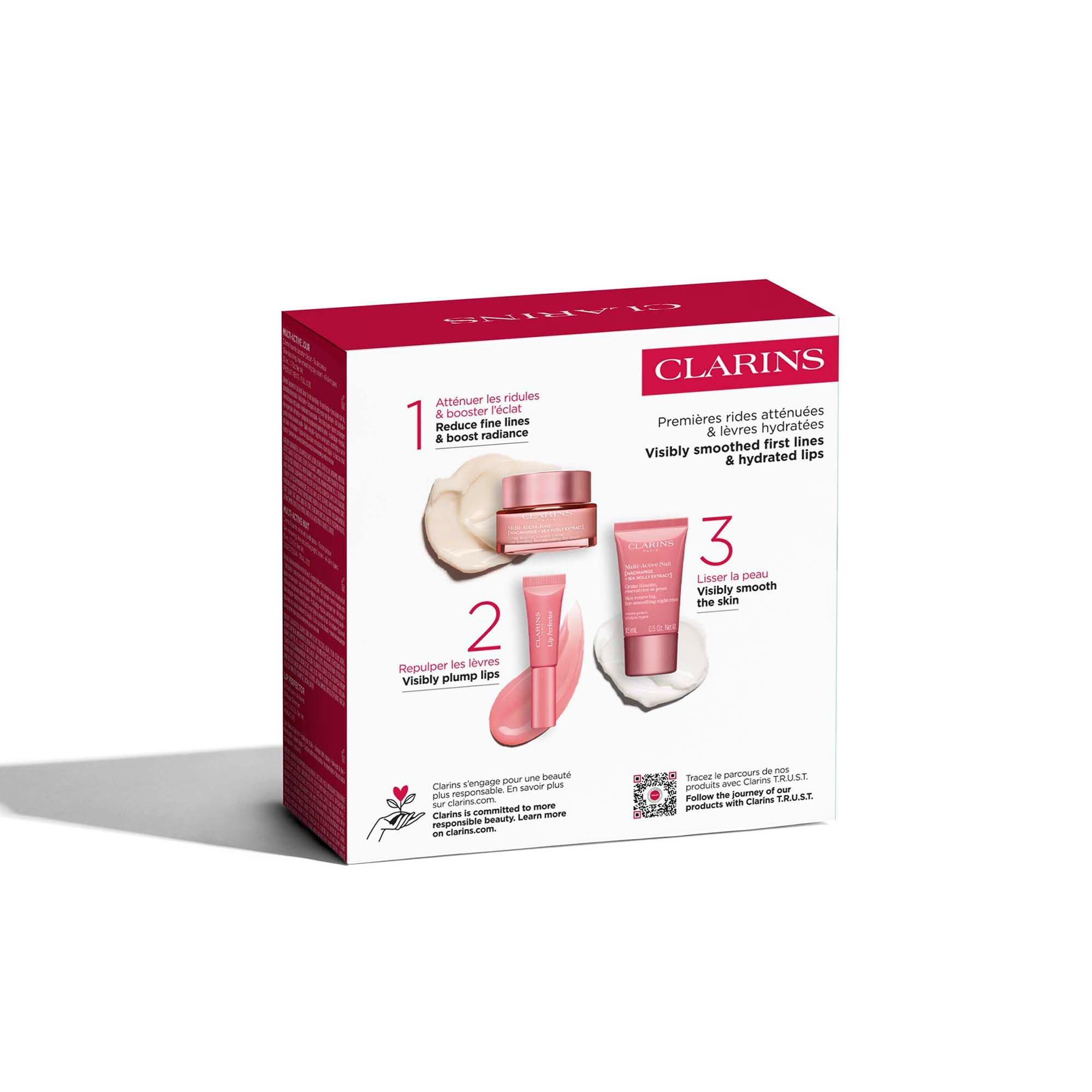 Clarins Edit Multi-Active Gift Set (Worth £82) | Flannels