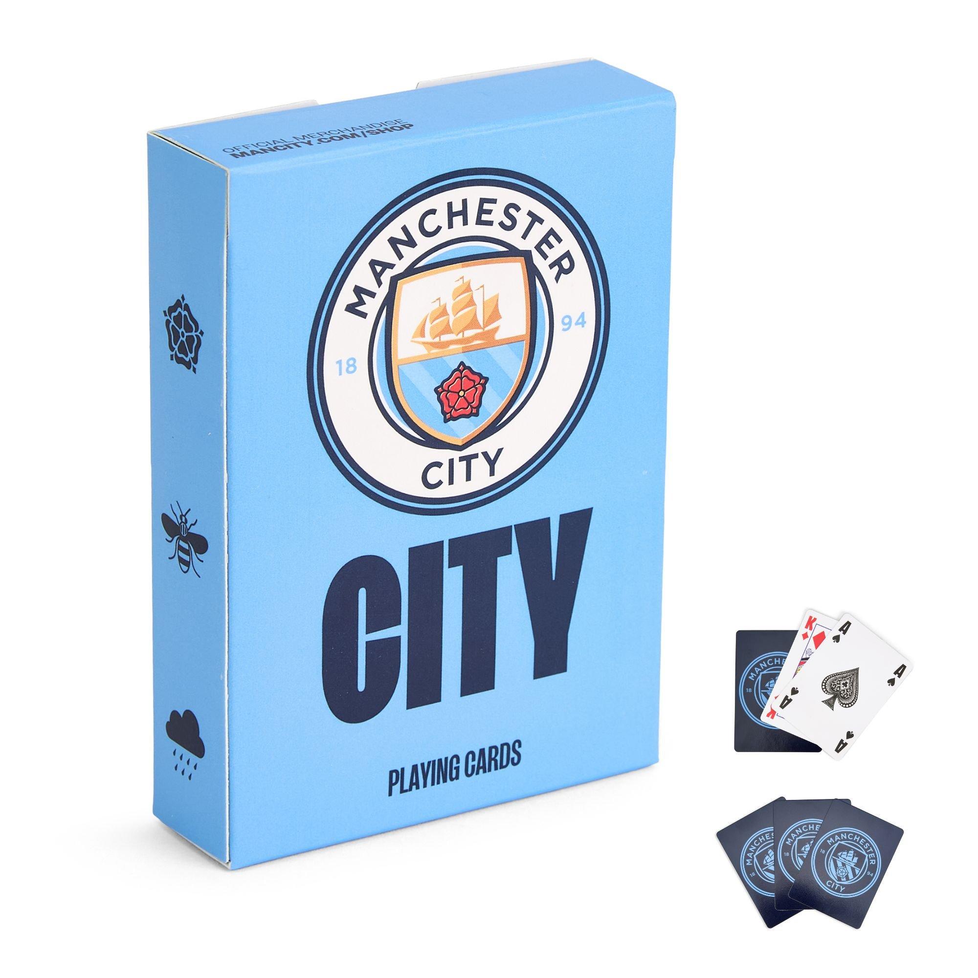 Team  Football Licensed Playing Cards (Standard 52-Card Deck) - Man City Fc