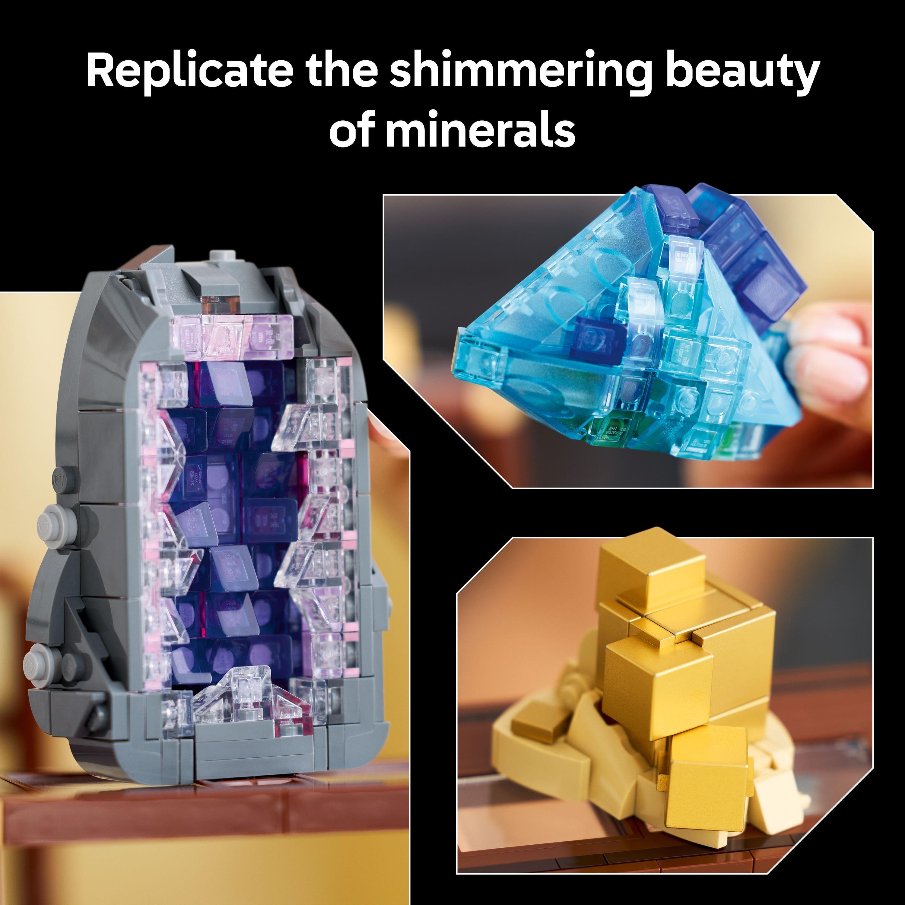 Minerals - LEGO - Ideas Mineral Collection Building Set for Adults 21362 - 4