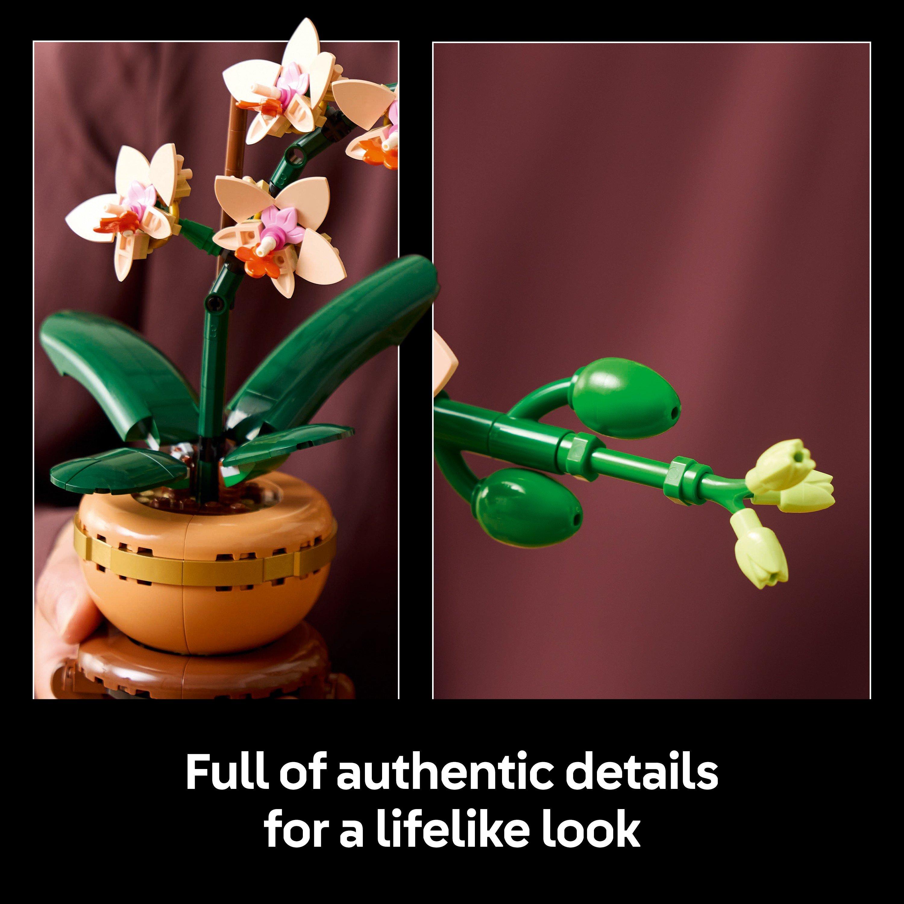 Botanicals - LEGO - Botanicals Mini Orchid Faux Plant Set 10343 - 5