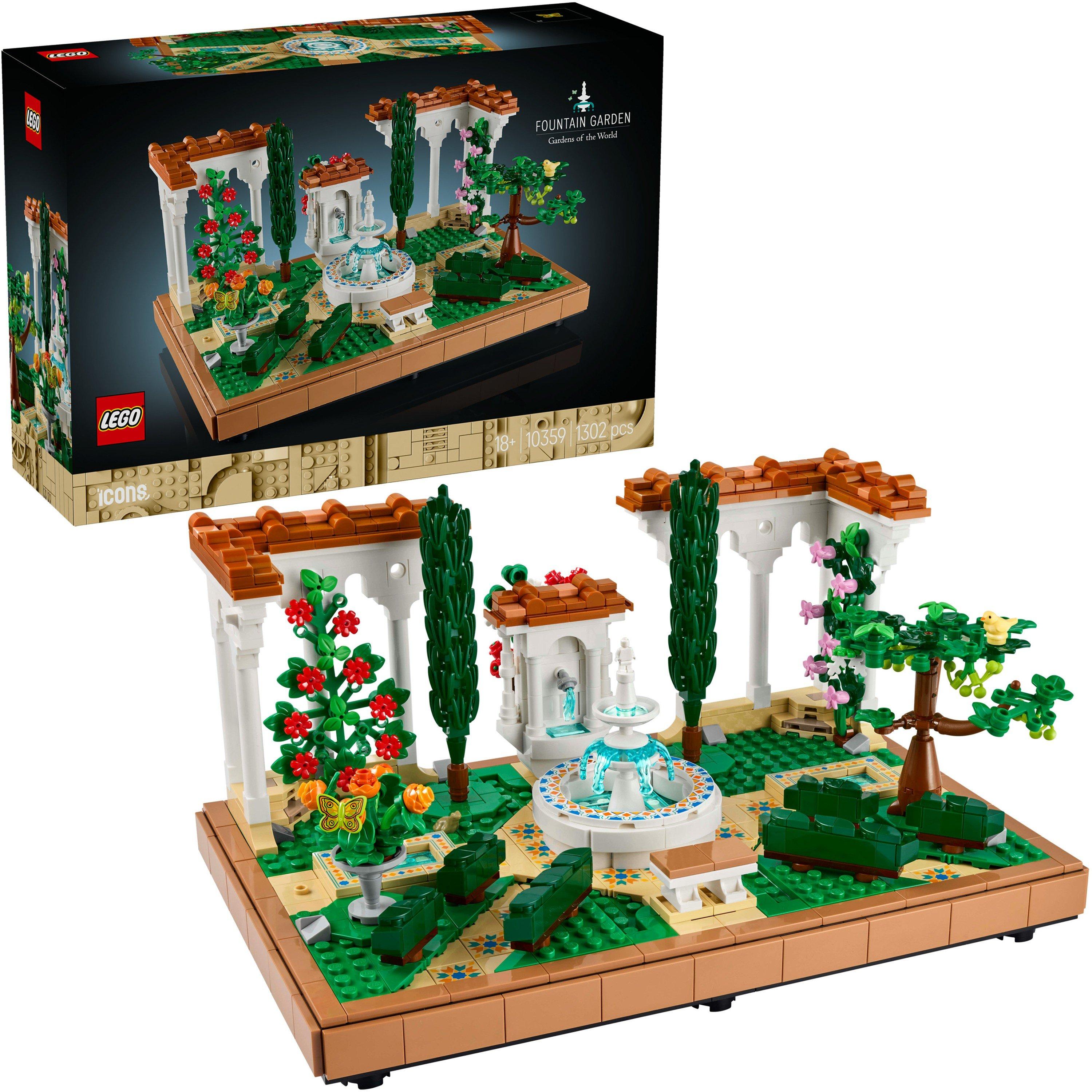 Ikoner - LEGO - Icons Fountain Garden Home Decor Set 10359 - 1
