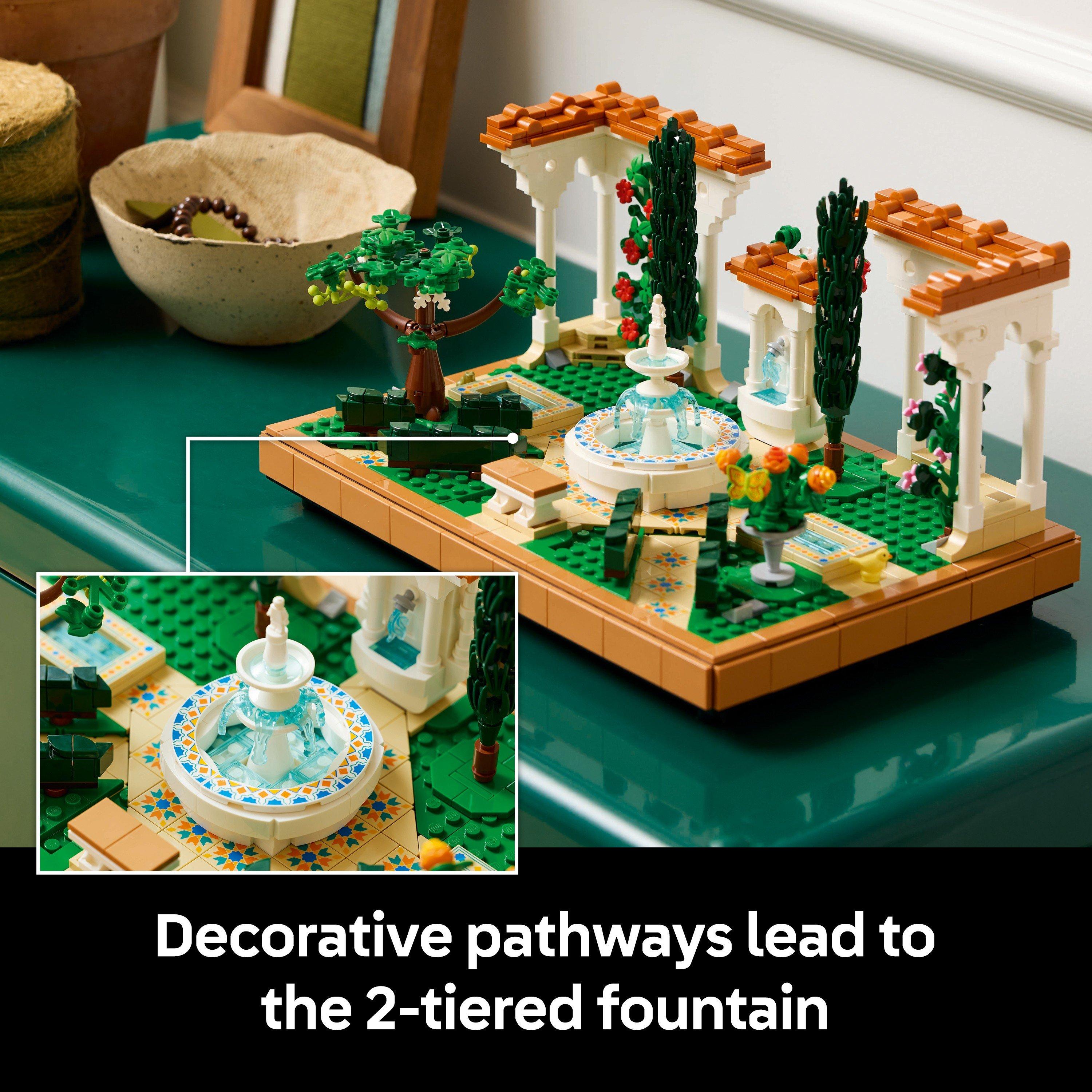 Icons - LEGO - Icons Fountain Garden Home Decor Set 10359 - 5