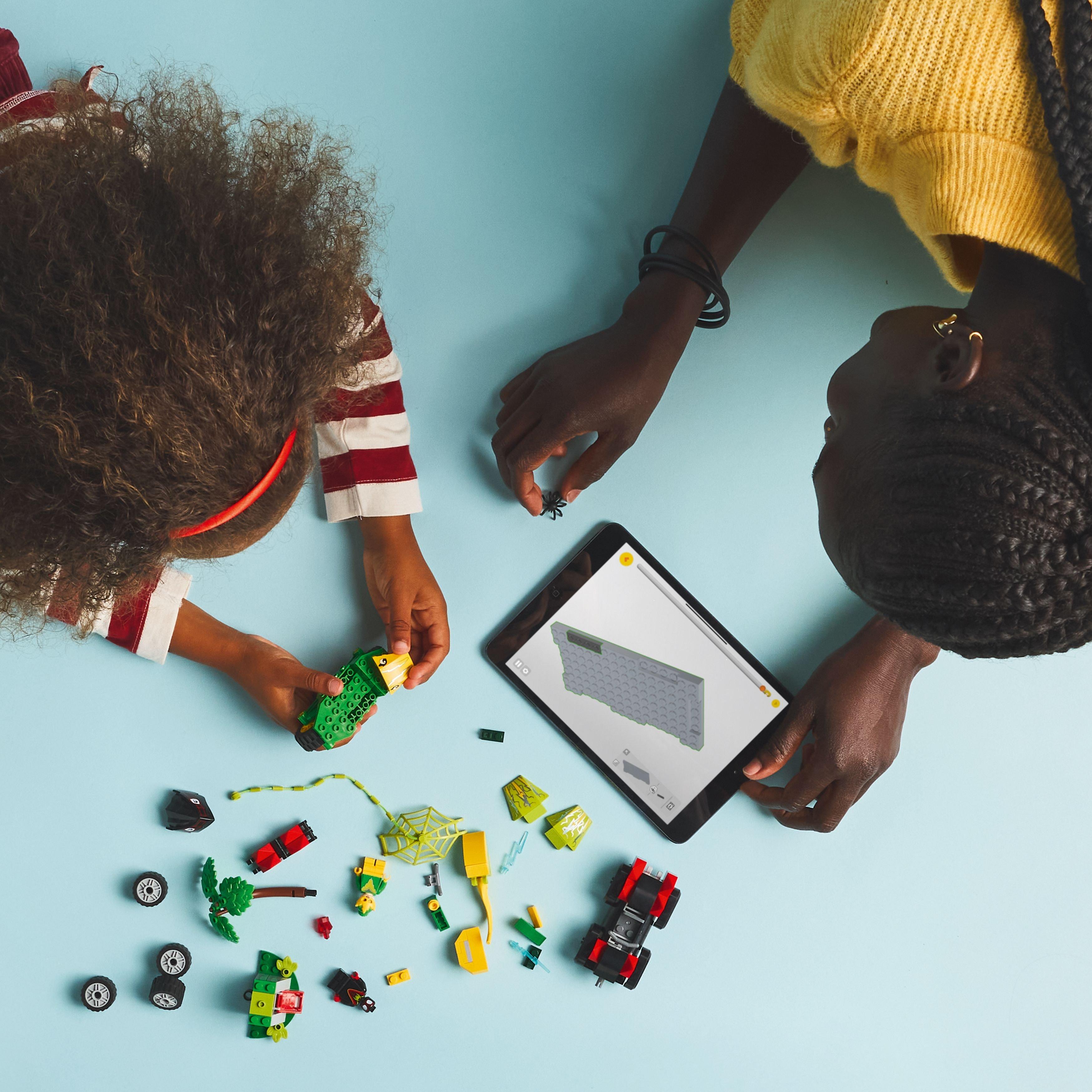 Spidey - LEGO - LEGO Marvel Spidey And His Amazing Friends Spin and Electro Dinosaur Vehicle Chase 11198 - 3