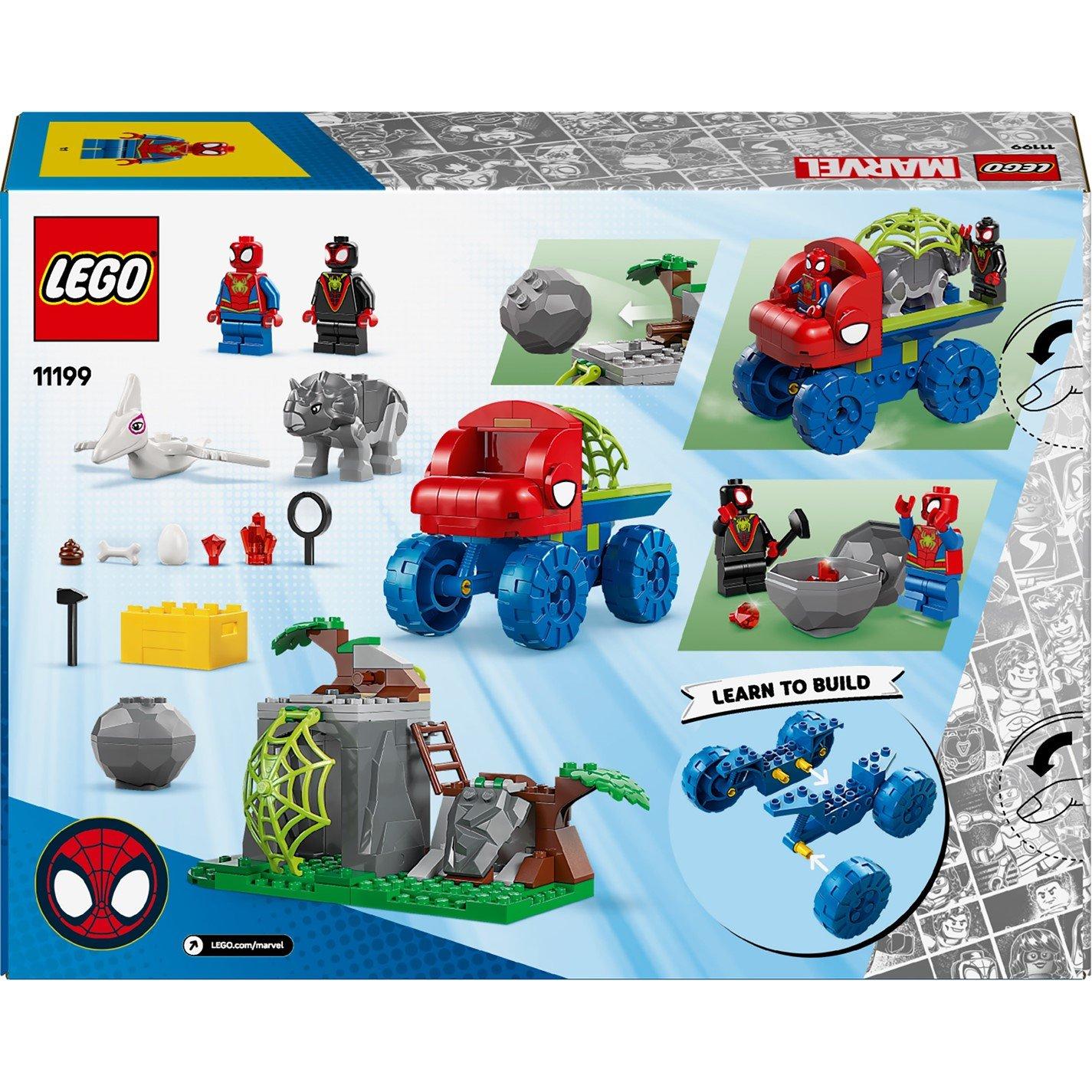 Spidey - LEGO - LEGO Marvel 11199 Spidey And His Amazing Friends Team Spidey Dino Crawler Rescue - 4
