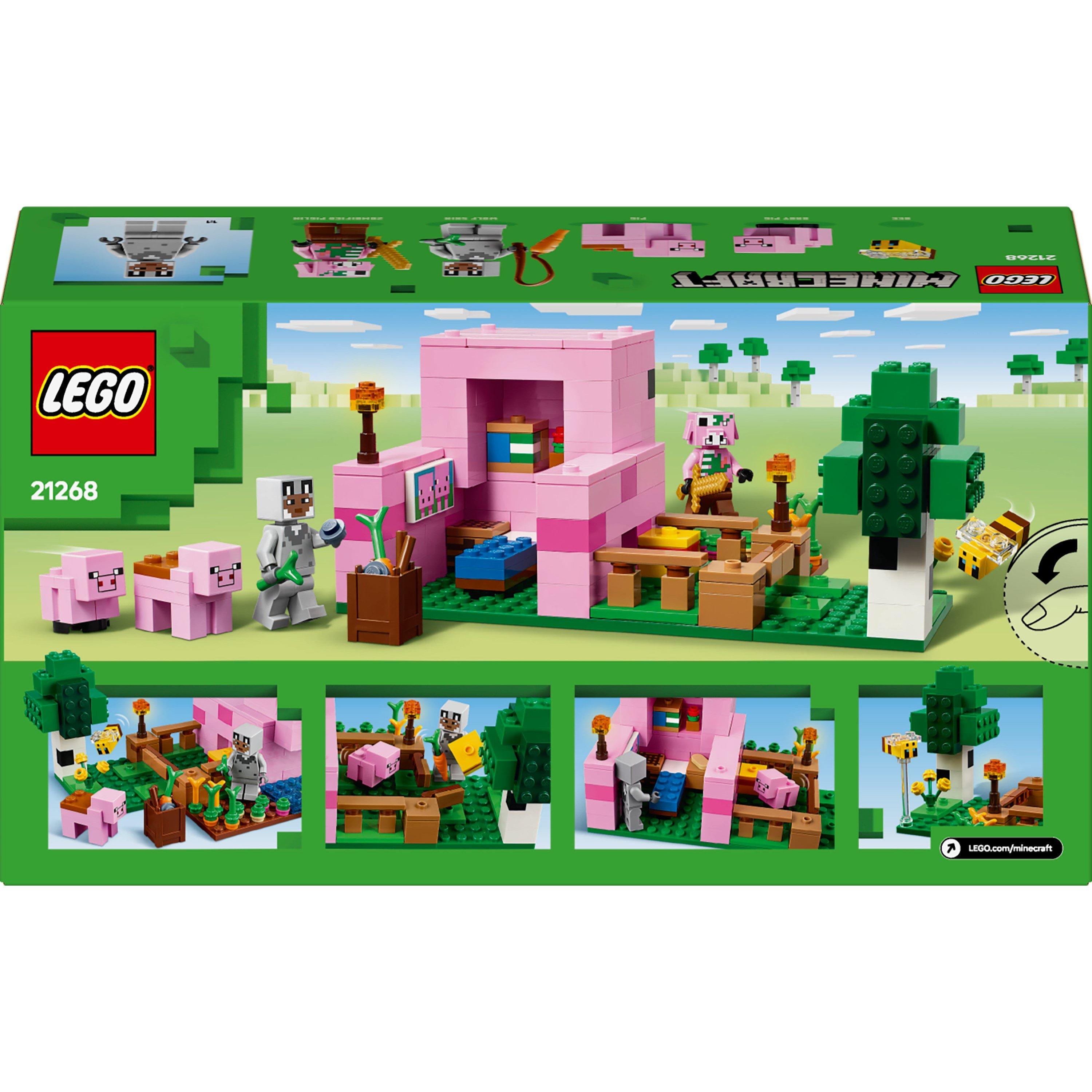 Minecraft - LEGO - LEGO Minecraft The Baby Pig House Toy for Kids 21268 - 2
