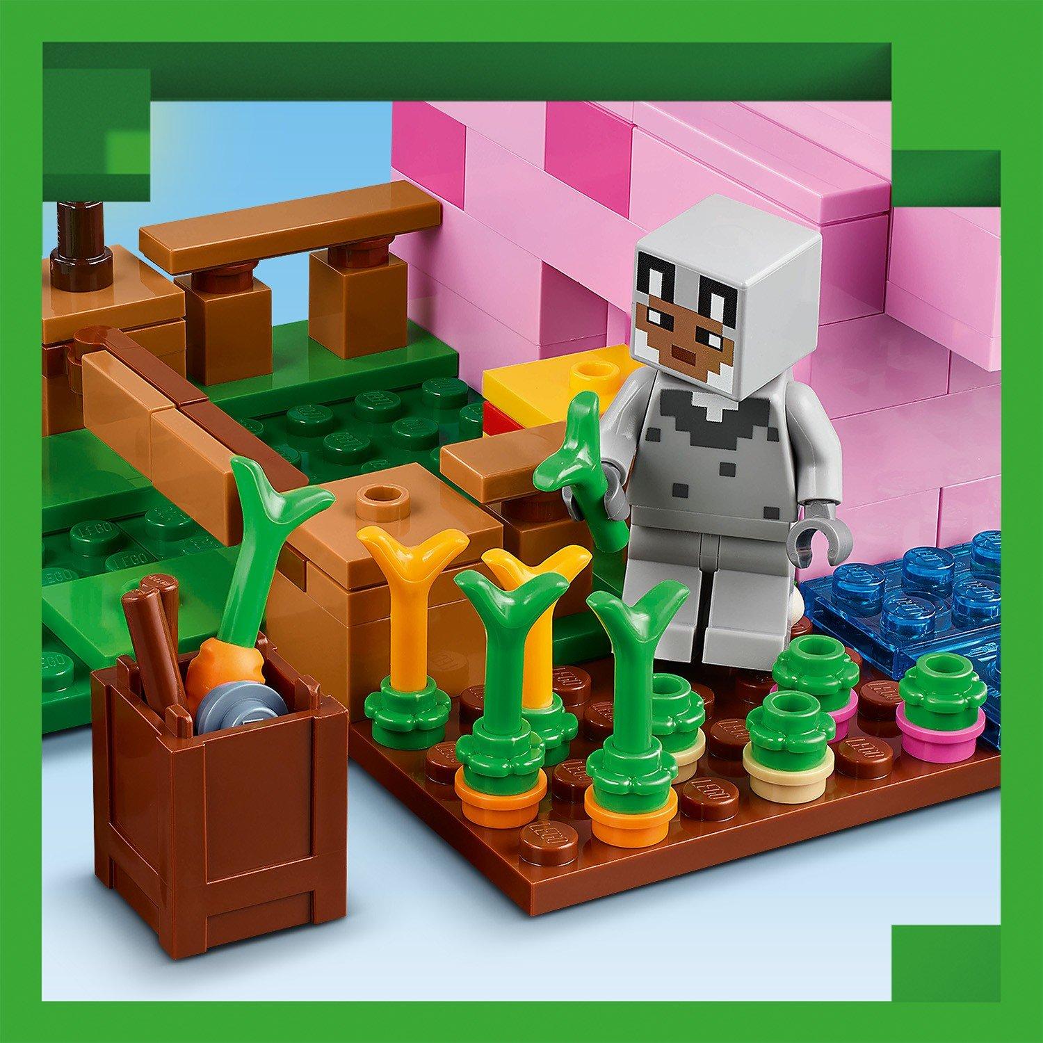 Minecraft - LEGO - Minecraft The Baby Pig House Toy for Kids 21268 - 11