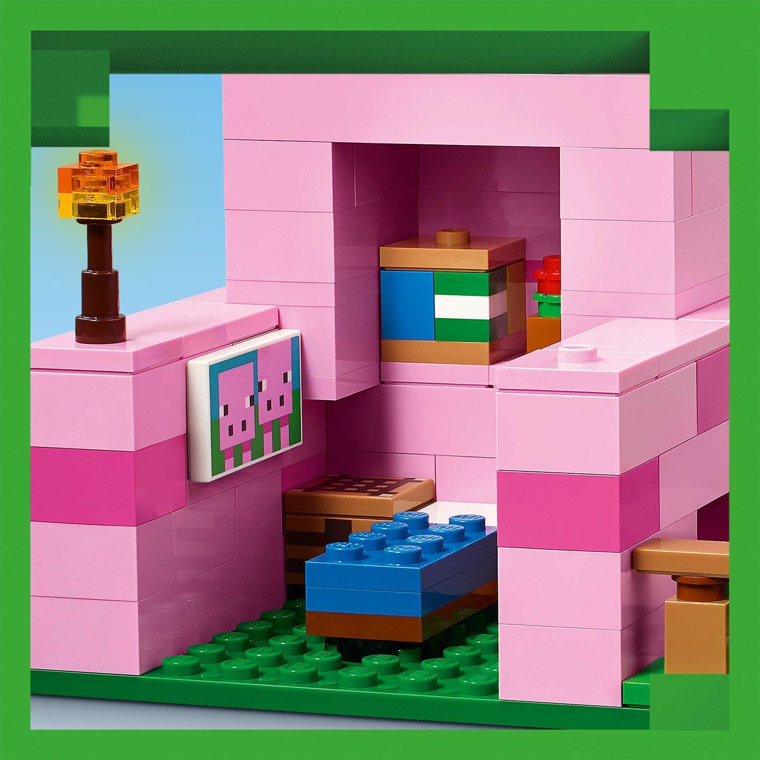 Minecraft - LEGO - Minecraft The Baby Pig House Toy for Kids 21268 - 12