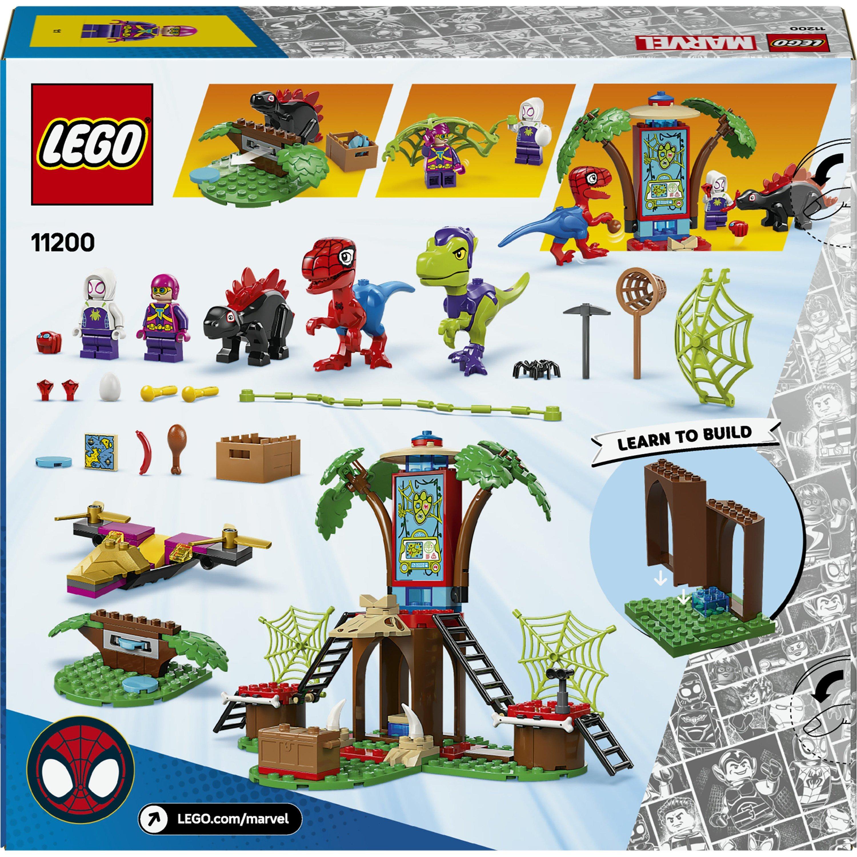 Spidey - LEGO - Marvel 11200 Spidey And His Amazing Friends Spidey and Gobby’s Raptor Battle at Tree House HQ - 10