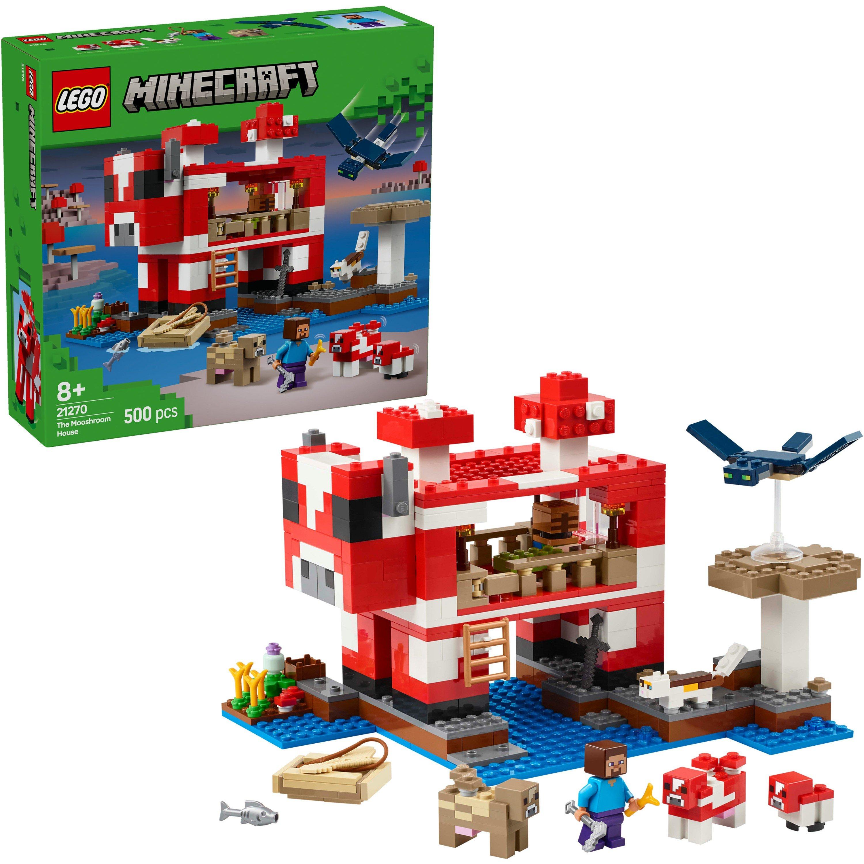 Lego  The Mooshroom House Toy Playset 21270 Minecraft