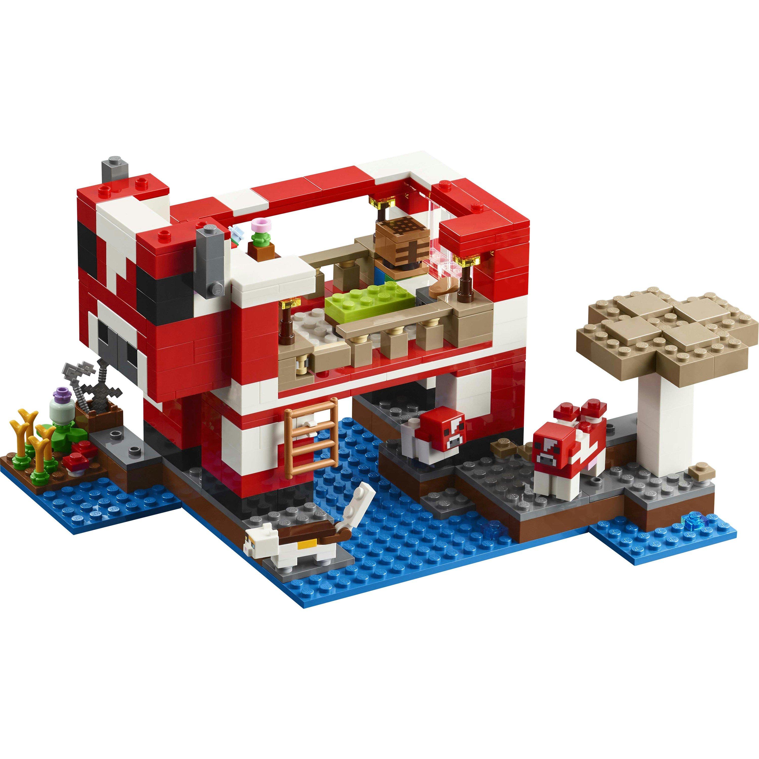Minecraft - LEGO - Minecraft The Mooshroom House Toy Playset 21270 - 14